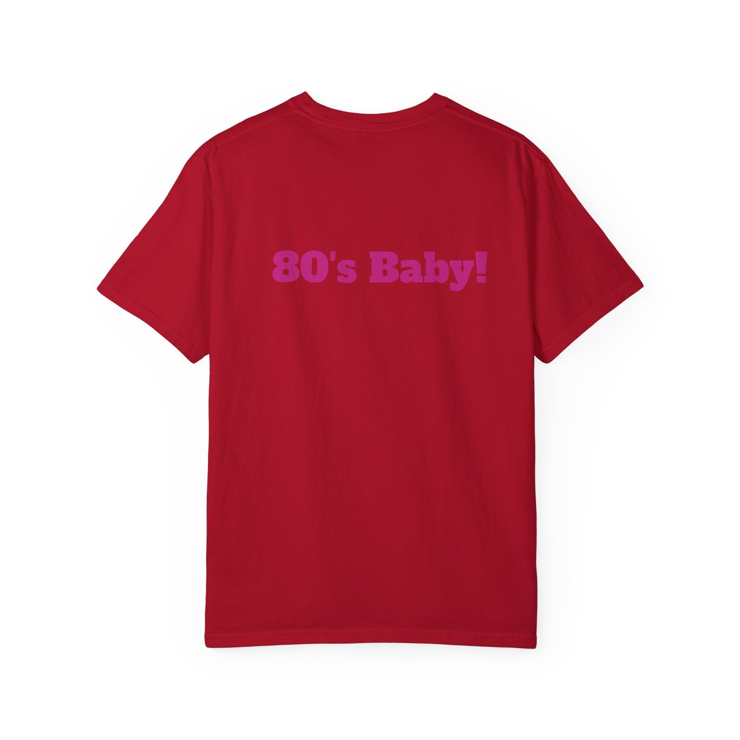 Retro 80's Baby Unisex T-Shirt - Vibrant Sunset Design