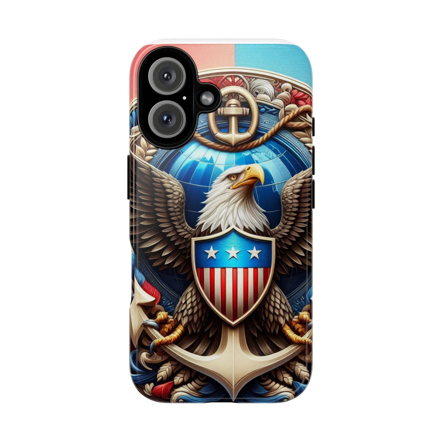 Bold Eagle Phone Case - Patriotic Design for USA and Military Fans