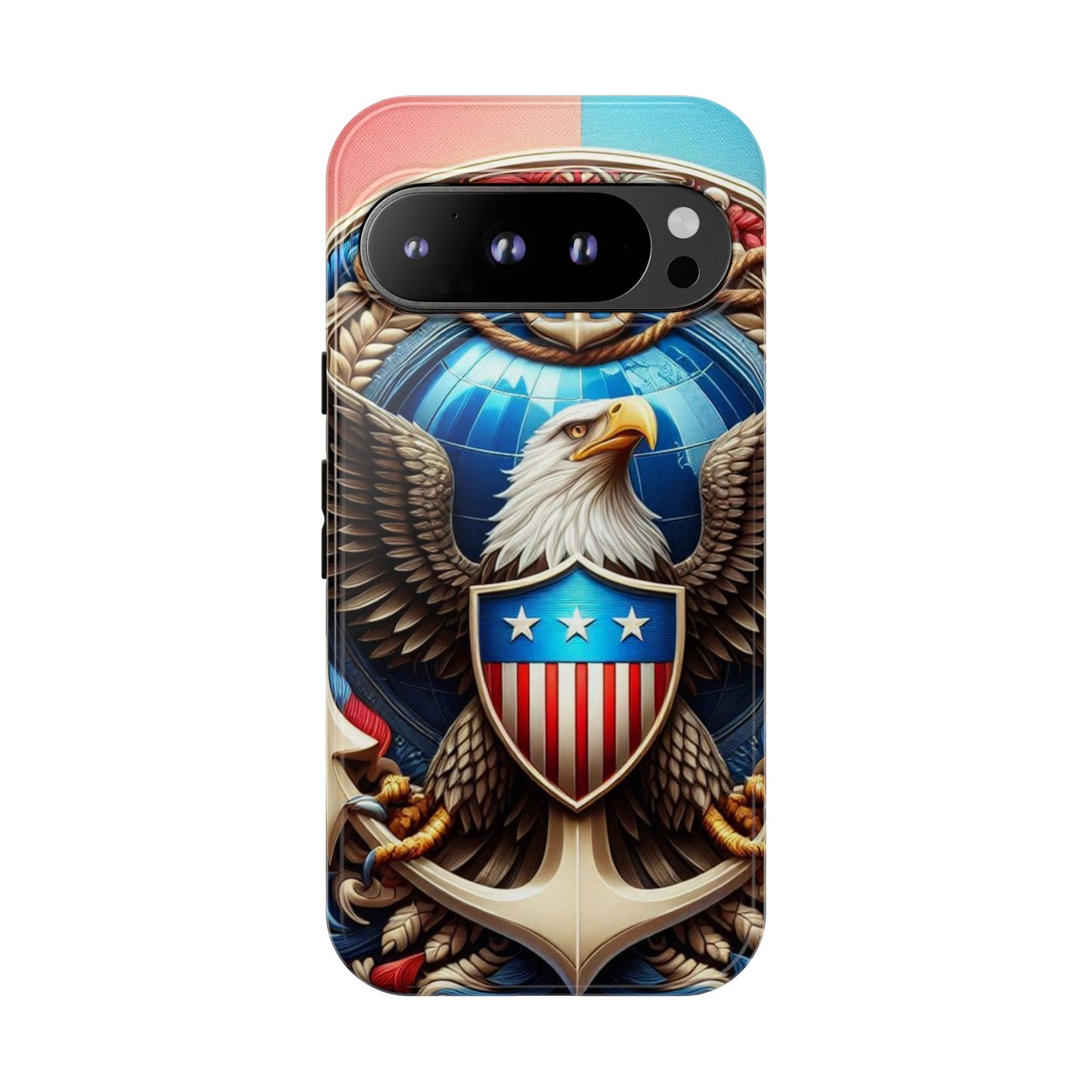 Bold Eagle Phone Case - Patriotic Design for USA and Military Fans