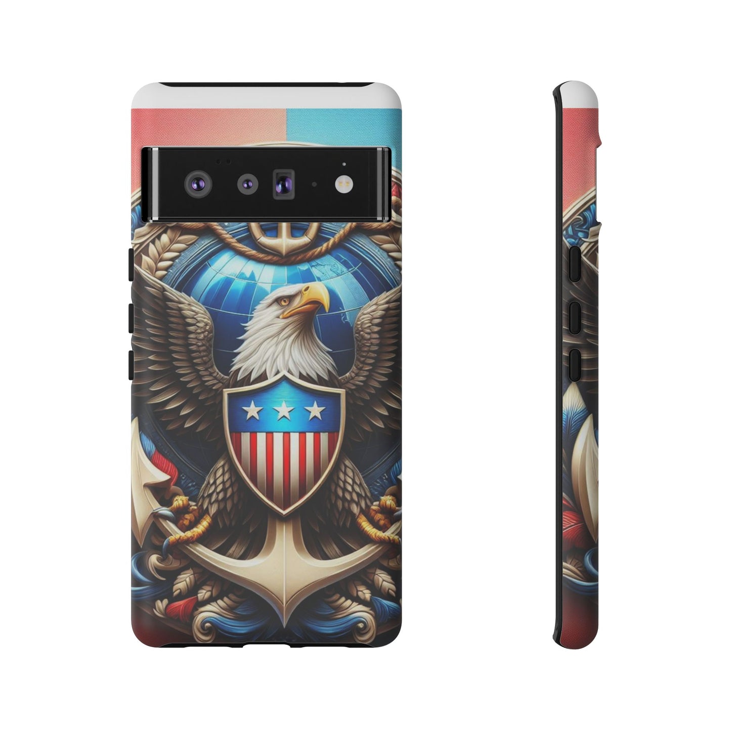 Bold Eagle Phone Case - Patriotic Design for USA and Military Fans