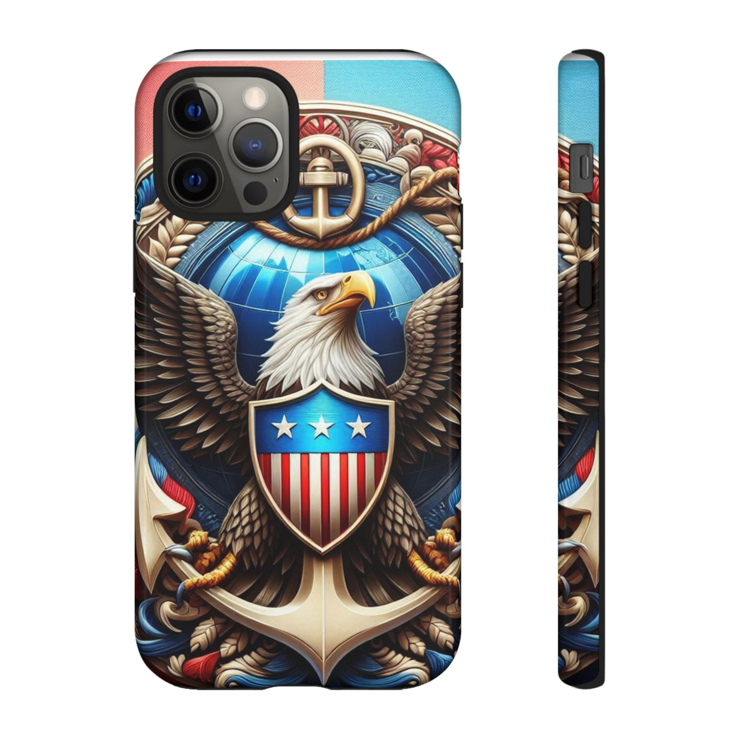 Bold Eagle Phone Case - Patriotic Design for USA and Military Fans