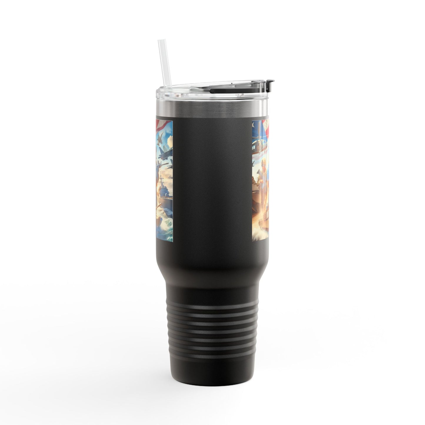Patriotic Insulated Travel Mug - 40oz for Adventurers