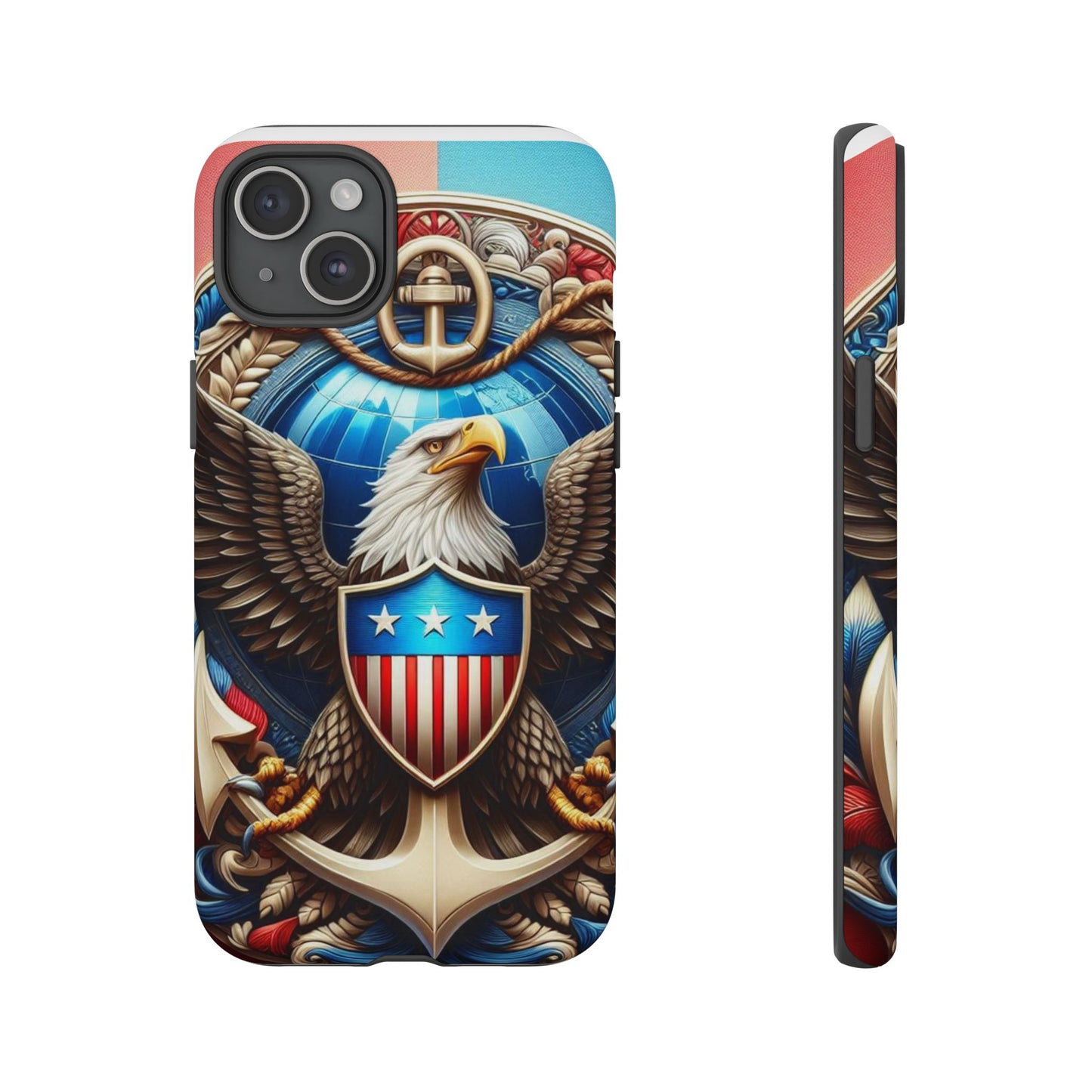 Bold Eagle Phone Case - Patriotic Design for USA and Military Fans