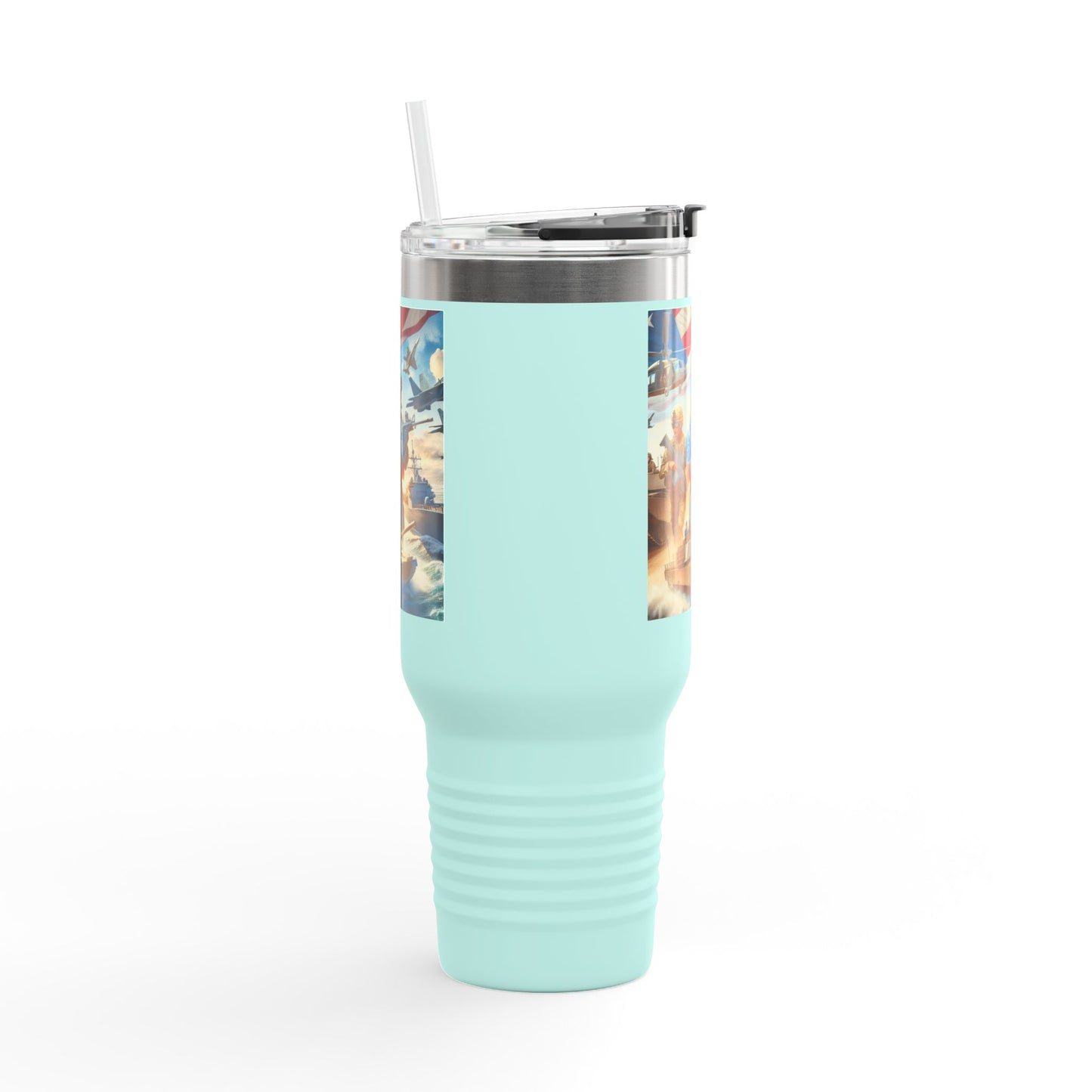 Patriotic Insulated Travel Mug - 40oz for Adventurers