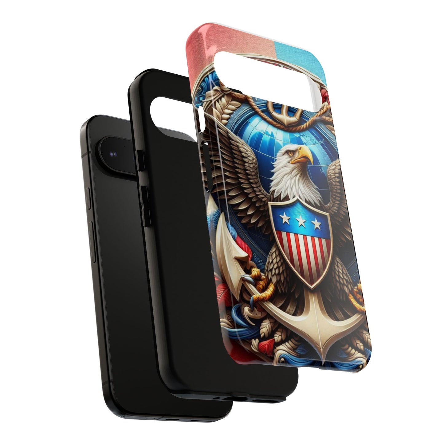 Bold Eagle Phone Case - Patriotic Design for USA and Military Fans