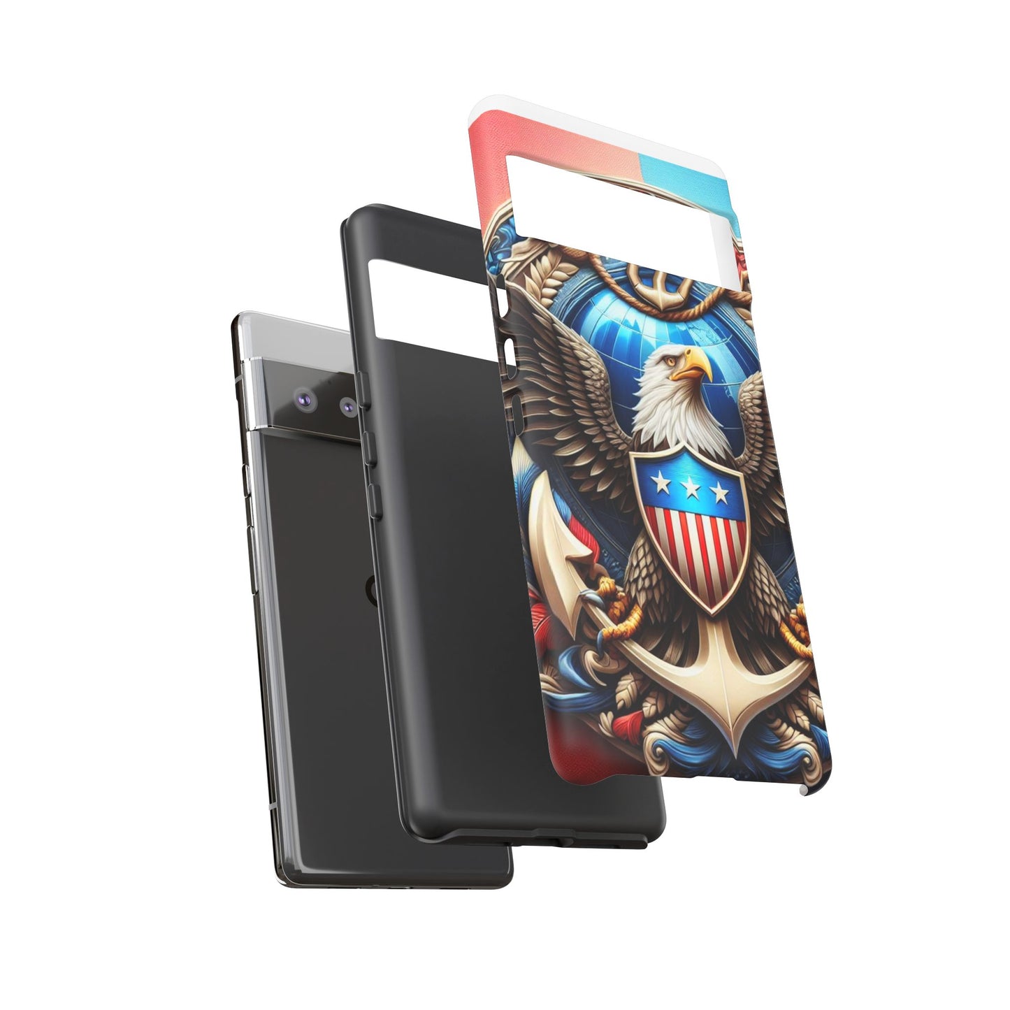 Bold Eagle Phone Case - Patriotic Design for USA and Military Fans