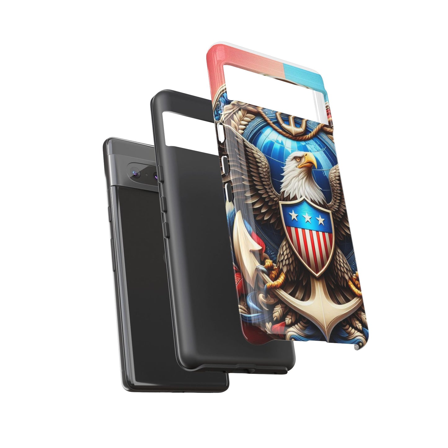 Bold Eagle Phone Case - Patriotic Design for USA and Military Fans