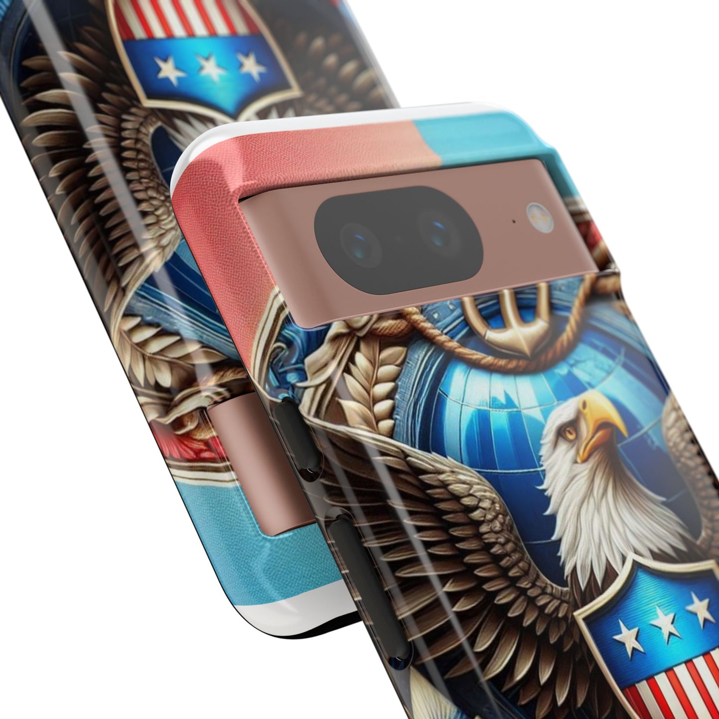 Bold Eagle Phone Case - Patriotic Design for USA and Military Fans