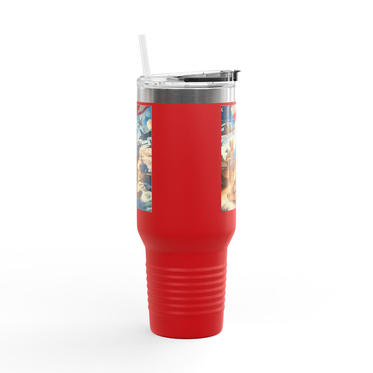 Patriotic Insulated Travel Mug - 40oz for Adventurers