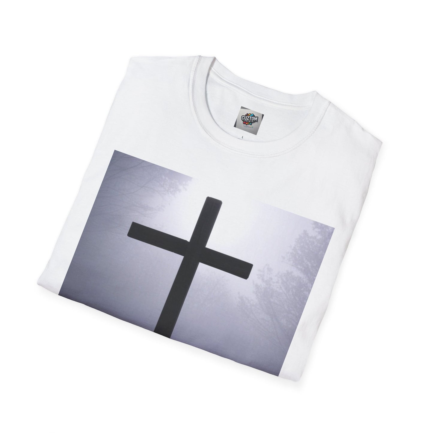 Inspiring Faith Unisex Softstyle T-Shirt with Cross Design