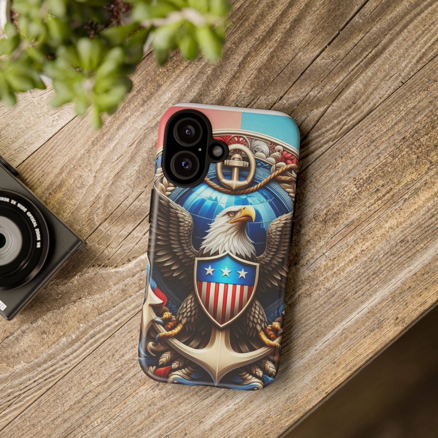 Bold Eagle Phone Case - Patriotic Design for USA and Military Fans