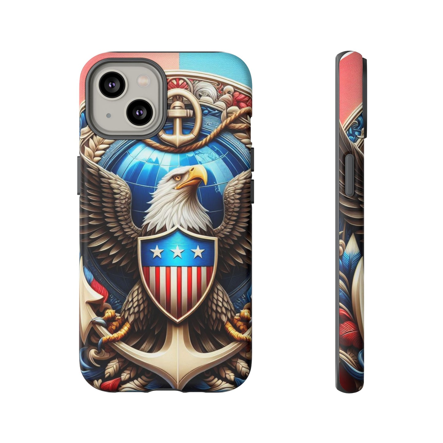 Bold Eagle Phone Case - Patriotic Design for USA and Military Fans