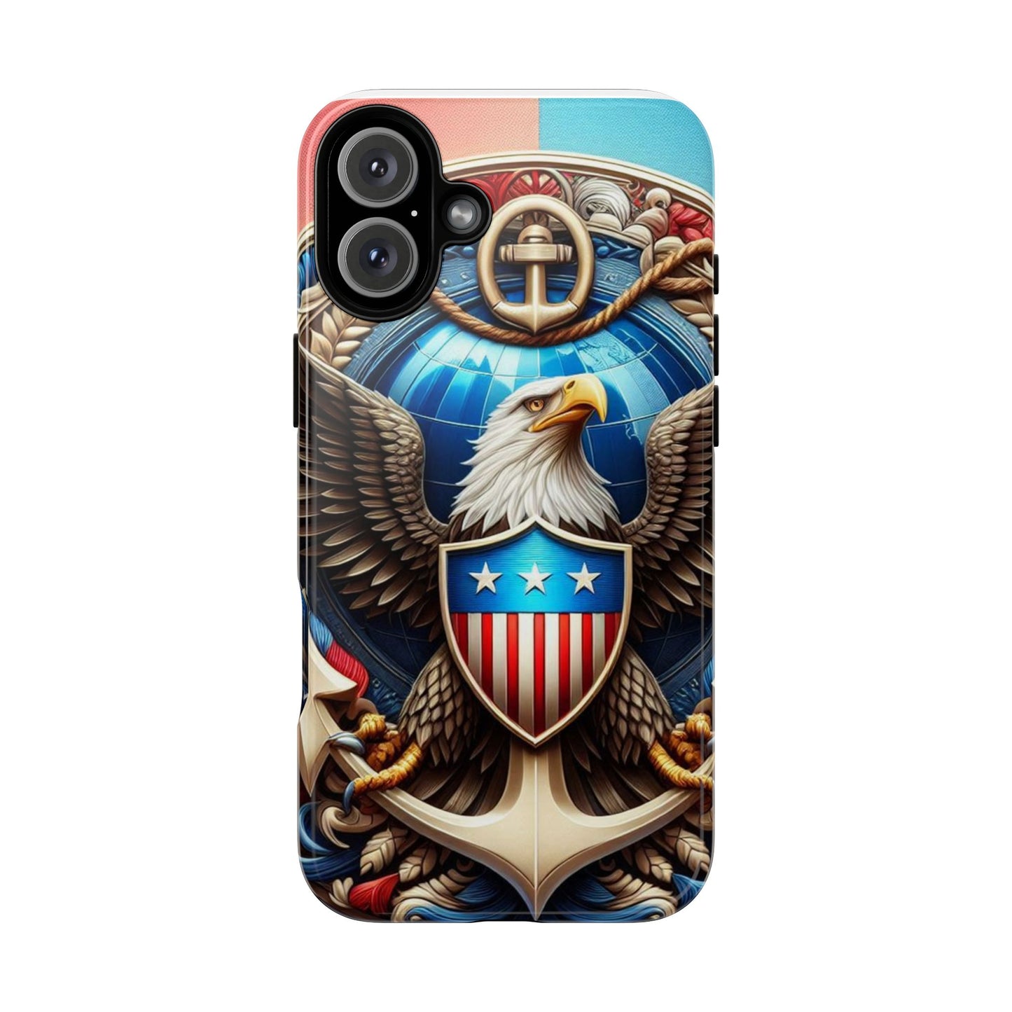 Bold Eagle Phone Case - Patriotic Design for USA and Military Fans