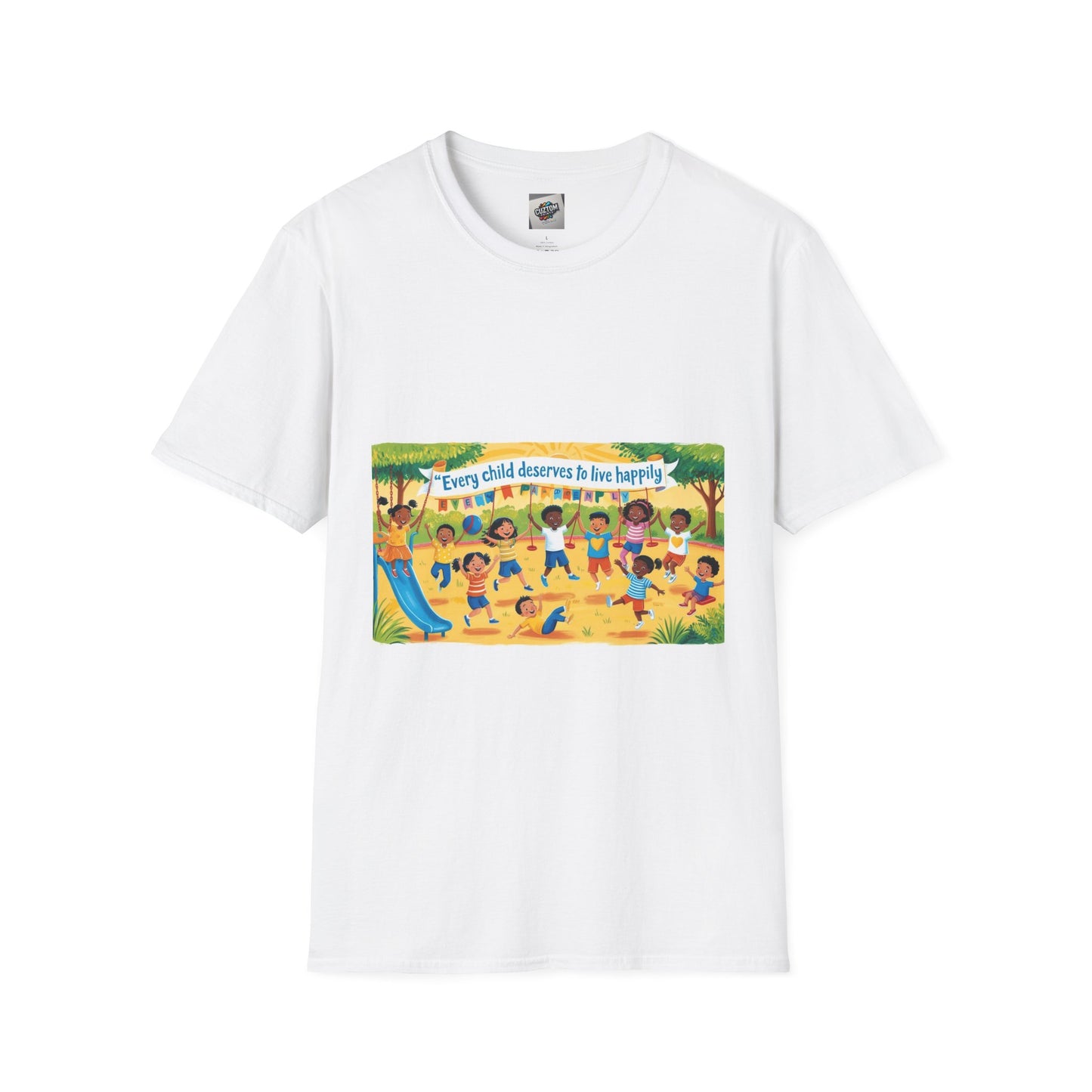 Every Child Deserves Unisex Softstyle T-Shirt - Support Benny Johnson Foundation