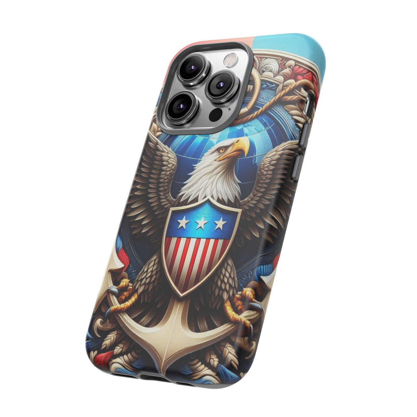 Bold Eagle Phone Case - Patriotic Design for USA and Military Fans