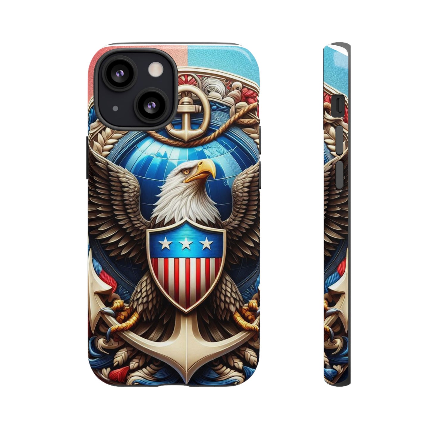 Bold Eagle Phone Case - Patriotic Design for USA and Military Fans
