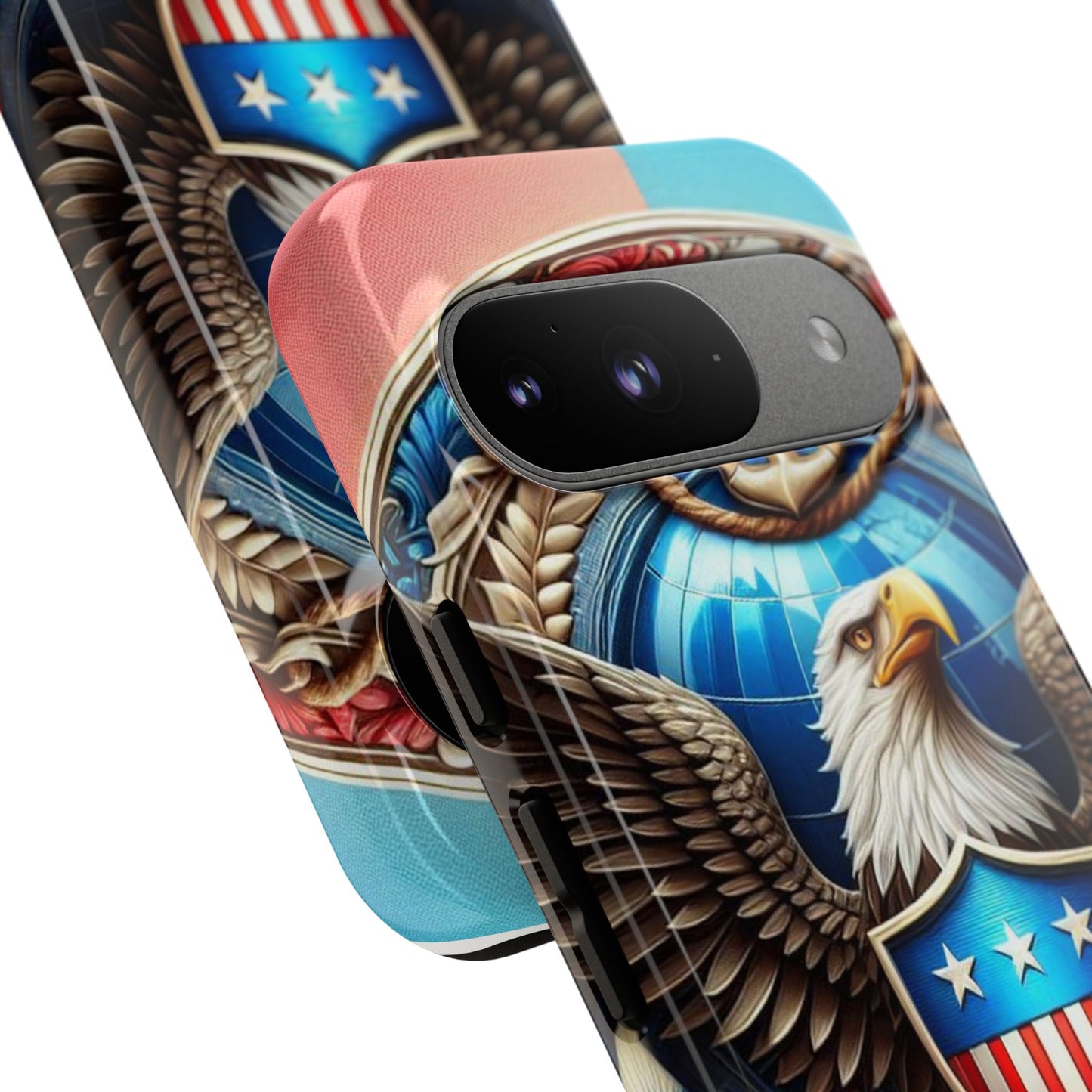 Bold Eagle Phone Case - Patriotic Design for USA and Military Fans
