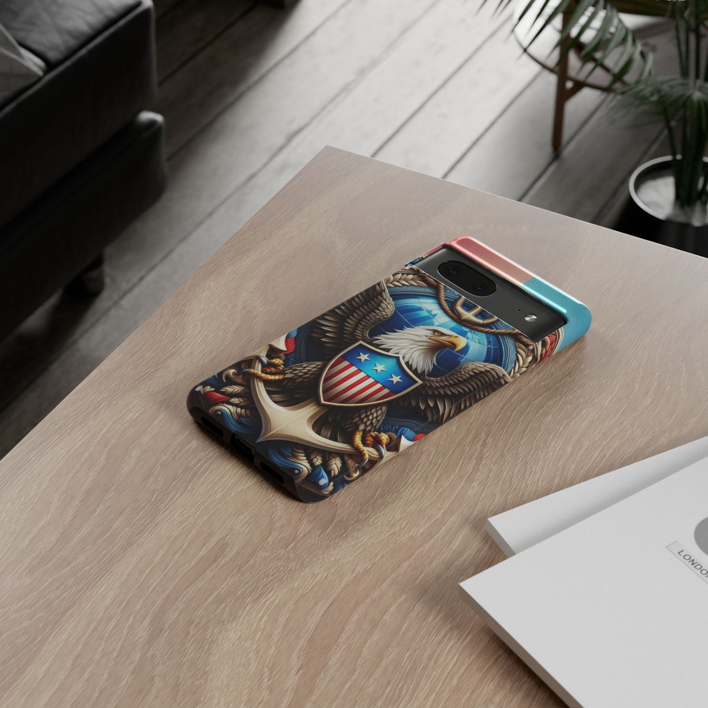 Bold Eagle Phone Case - Patriotic Design for USA and Military Fans