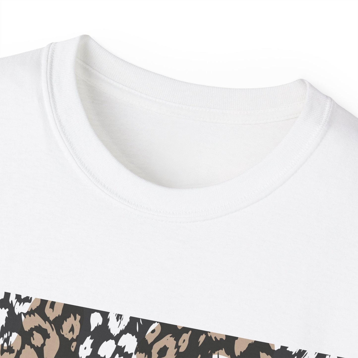 Leopard Print Unisex Ultra Cotton Tee - Casual Chic Style for Every Occasion