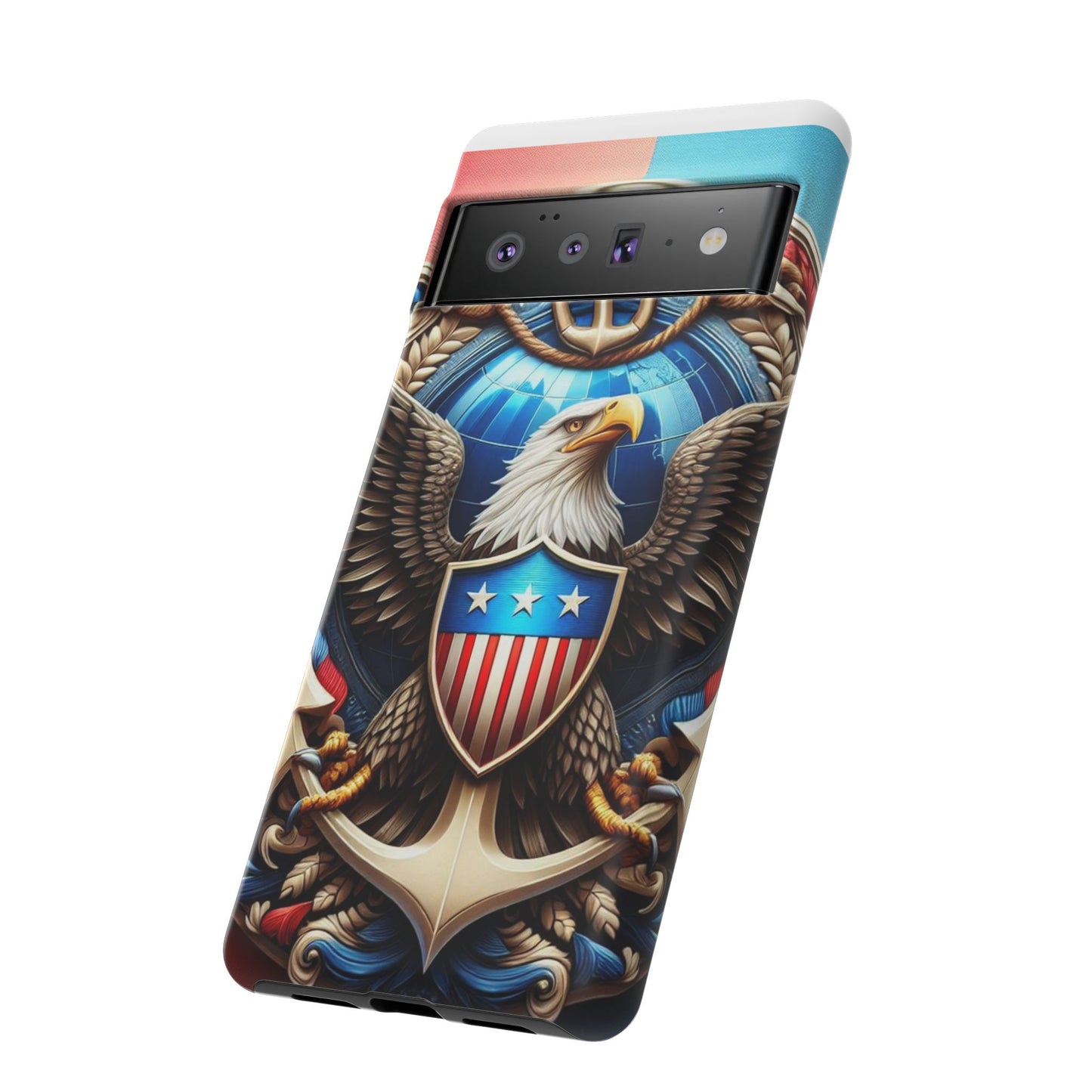 Bold Eagle Phone Case - Patriotic Design for USA and Military Fans