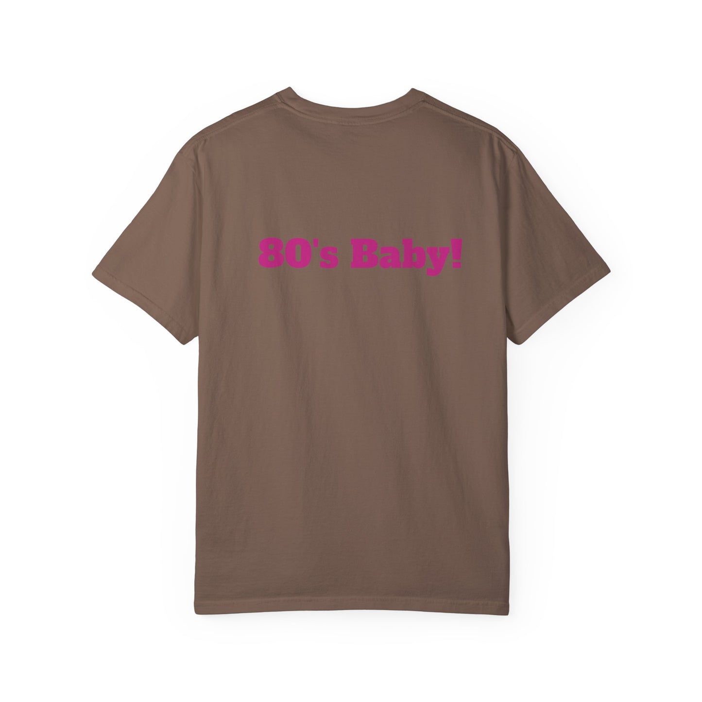 Retro 80's Baby Unisex T-Shirt - Vibrant Sunset Design