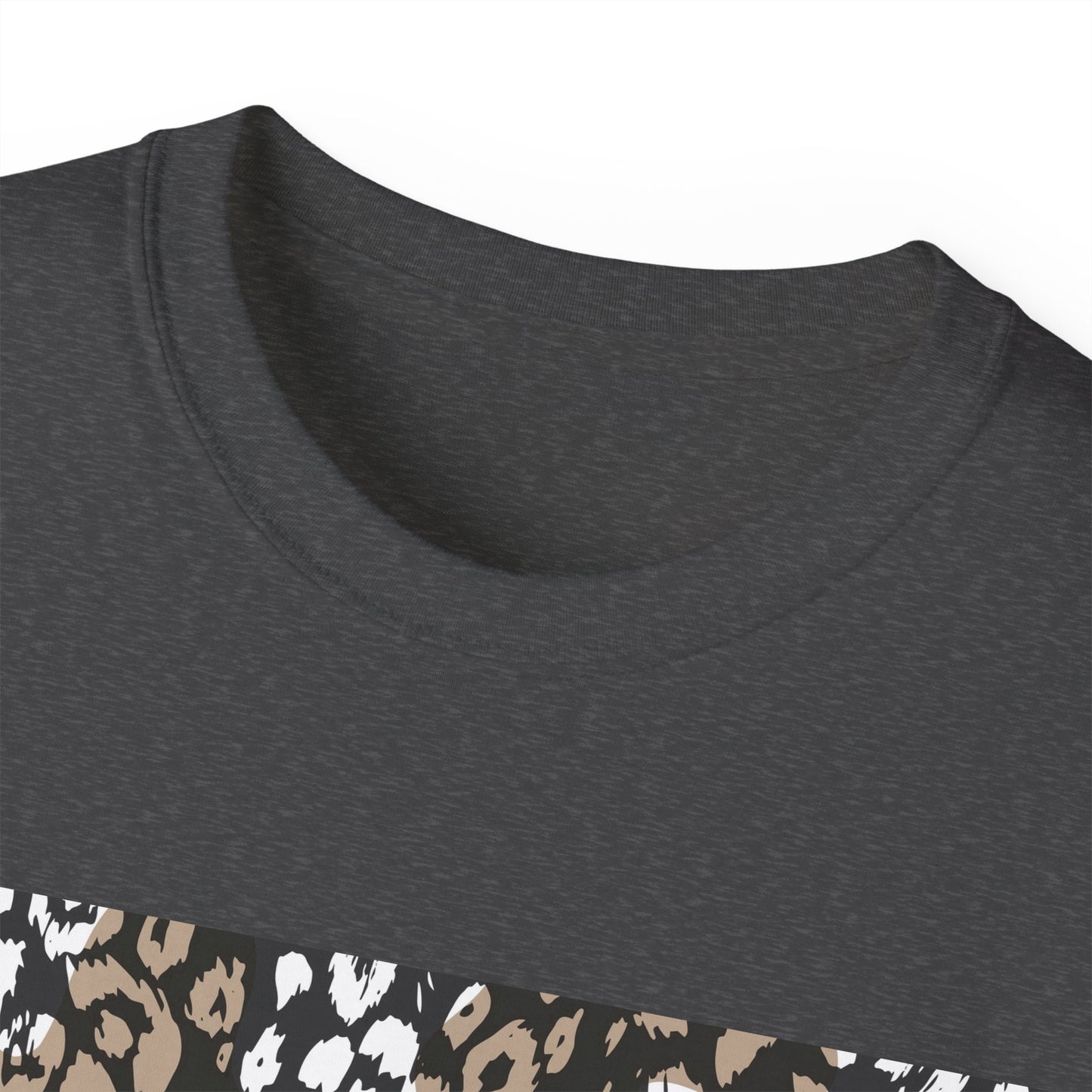 Leopard Print Unisex Ultra Cotton Tee - Casual Chic Style for Every Occasion