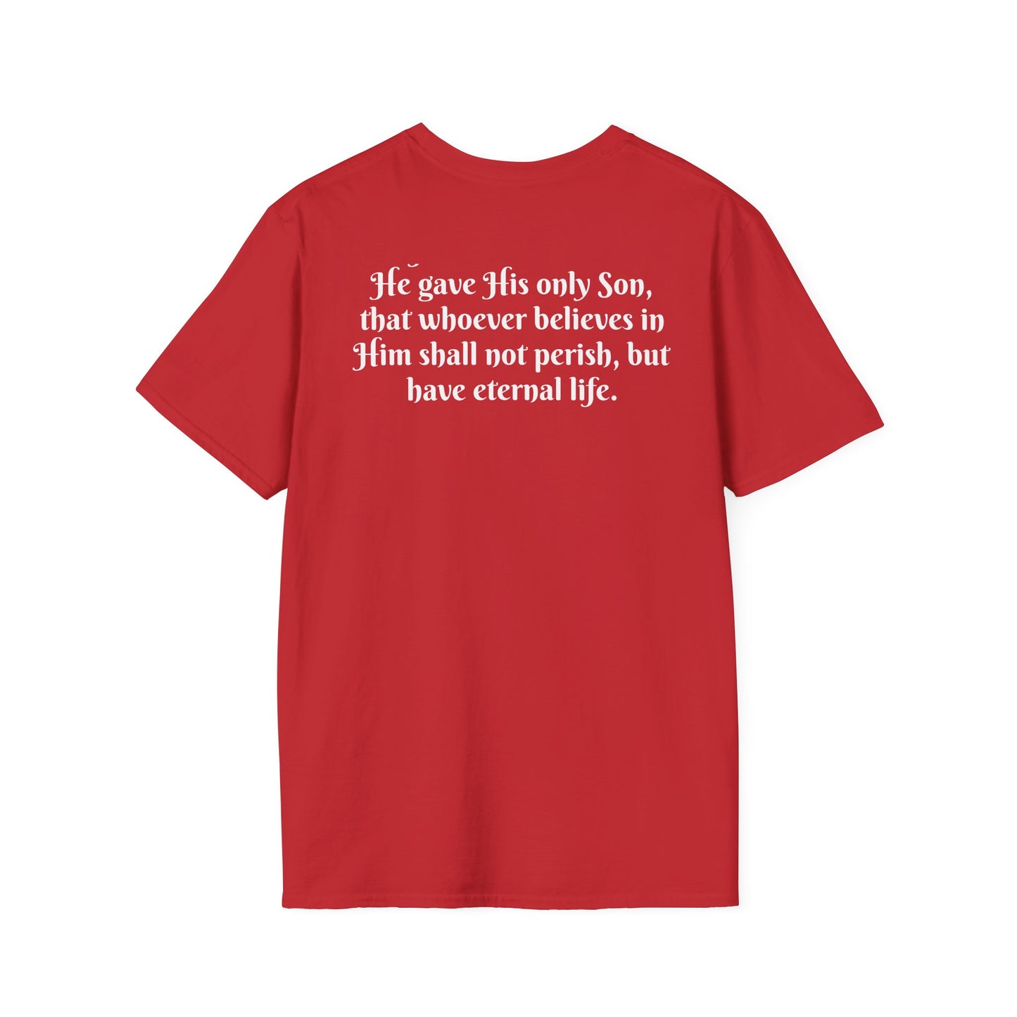 Inspiring Faith Unisex Softstyle T-Shirt with Cross Design