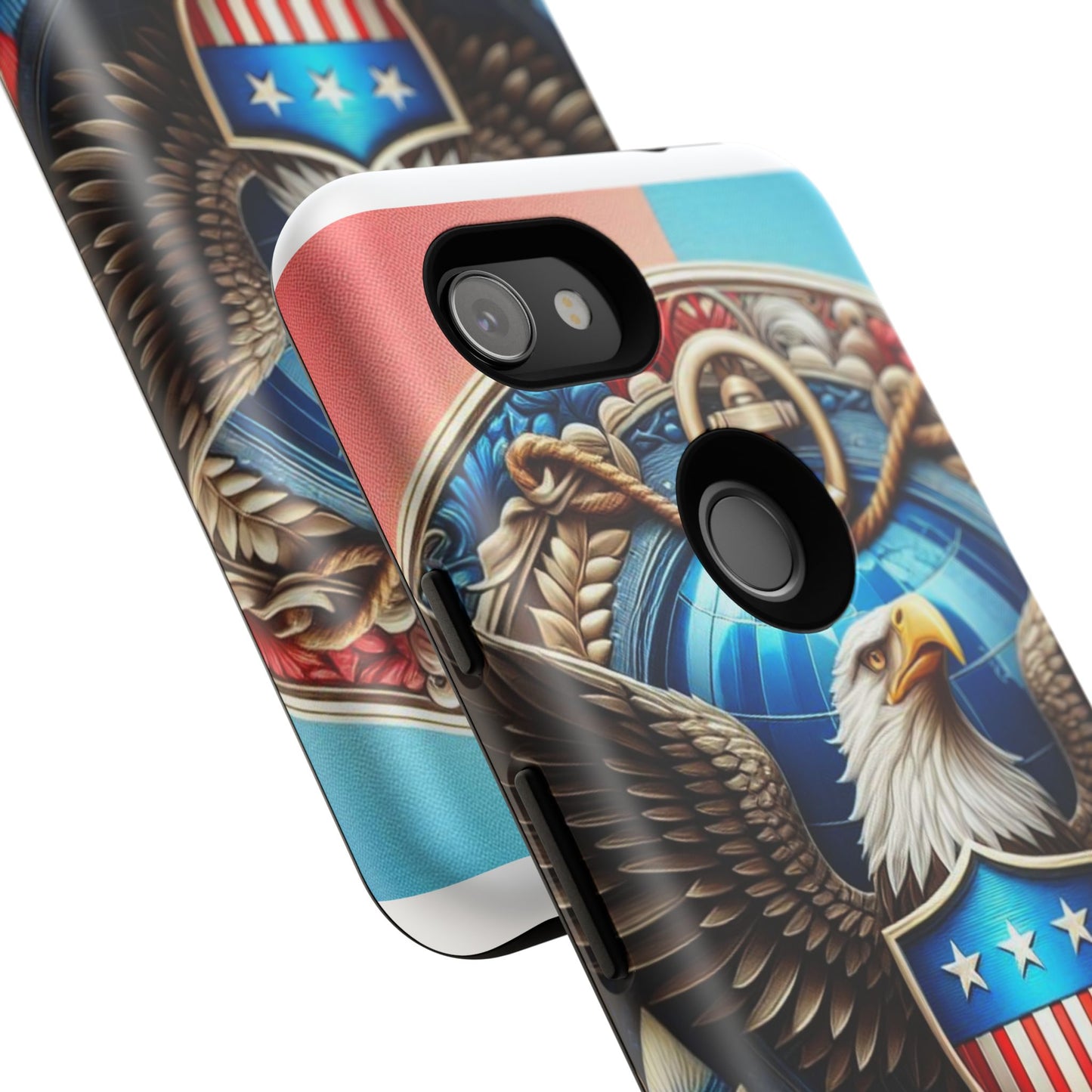 Bold Eagle Phone Case - Patriotic Design for USA and Military Fans