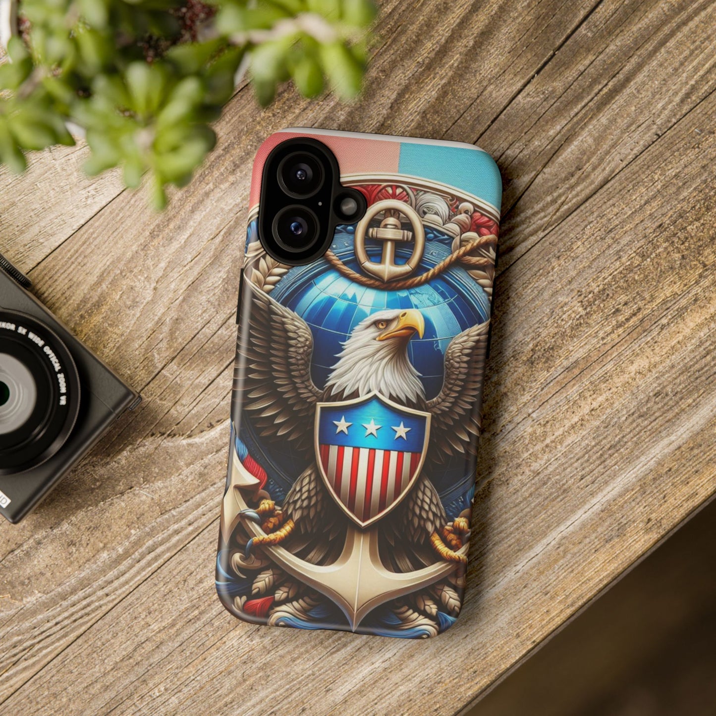 Bold Eagle Phone Case - Patriotic Design for USA and Military Fans