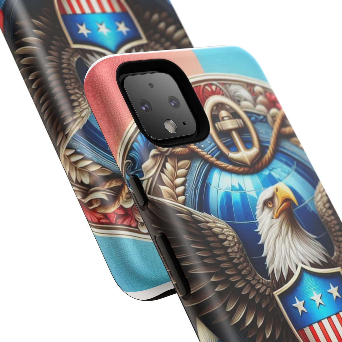 Bold Eagle Phone Case - Patriotic Design for USA and Military Fans