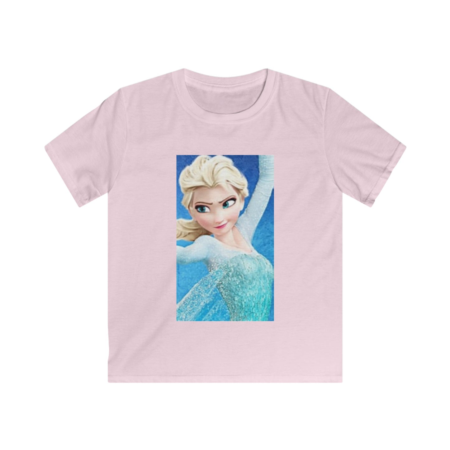 Kids Tee with Elsa Design - Disney Princess Shirt