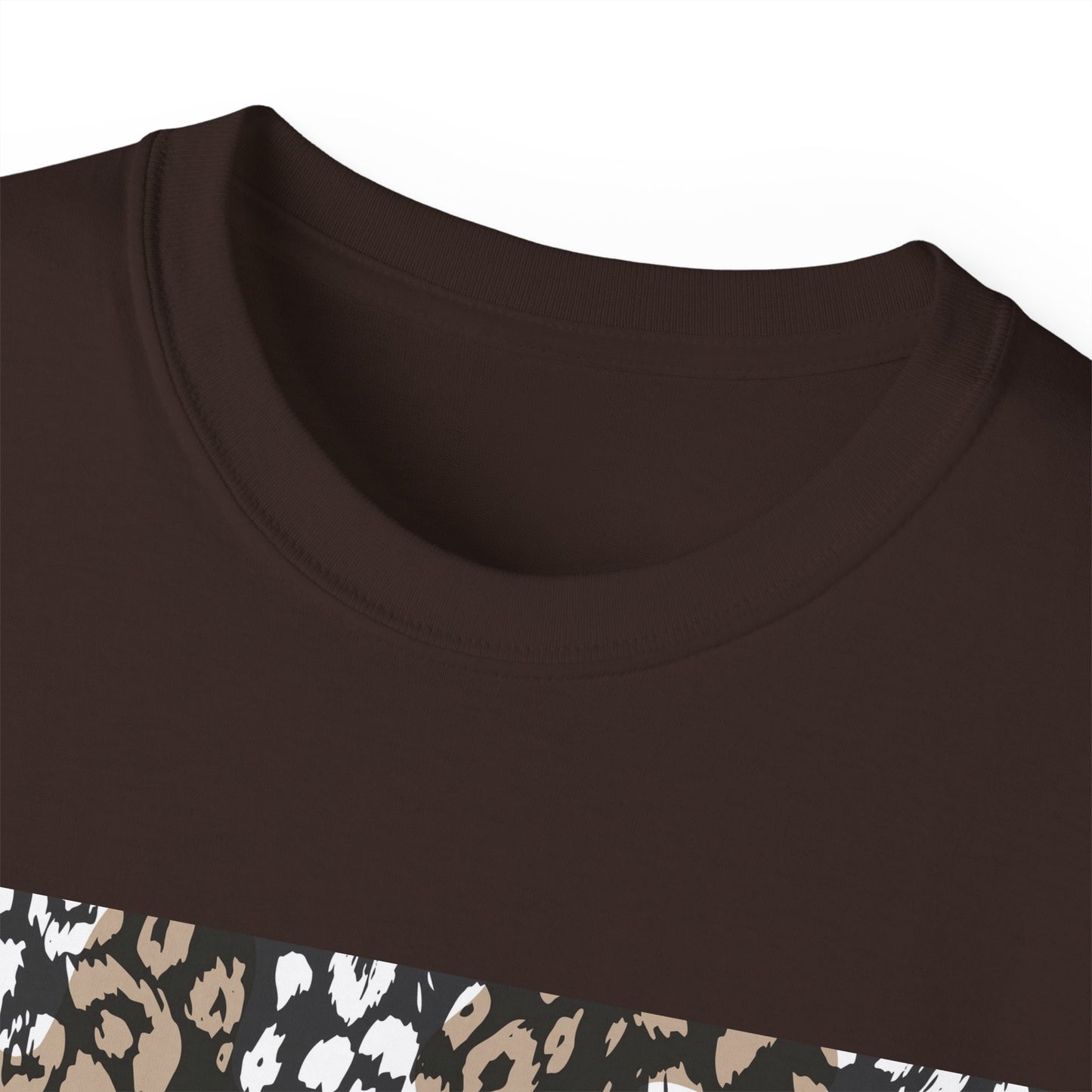 Leopard Print Unisex Ultra Cotton Tee - Casual Chic Style for Every Occasion