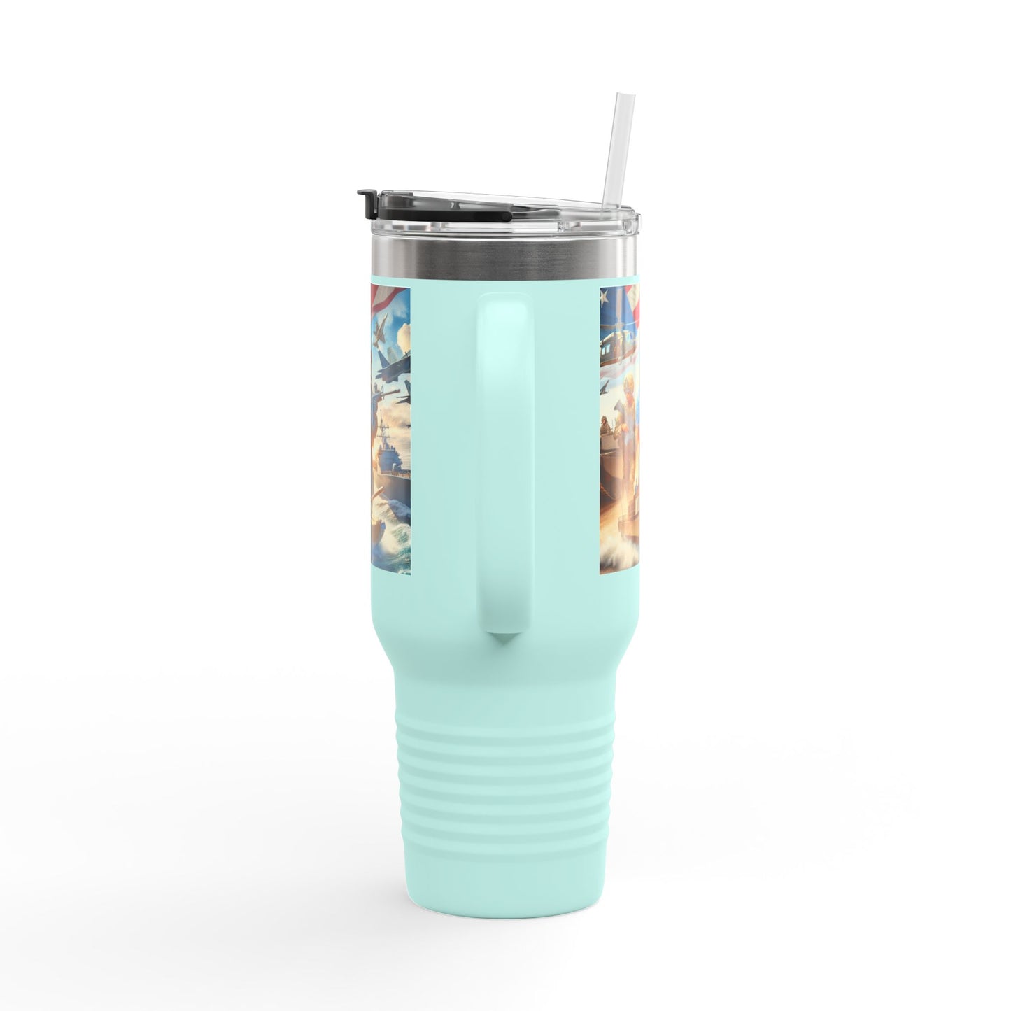 Patriotic Insulated Travel Mug - 40oz for Adventurers