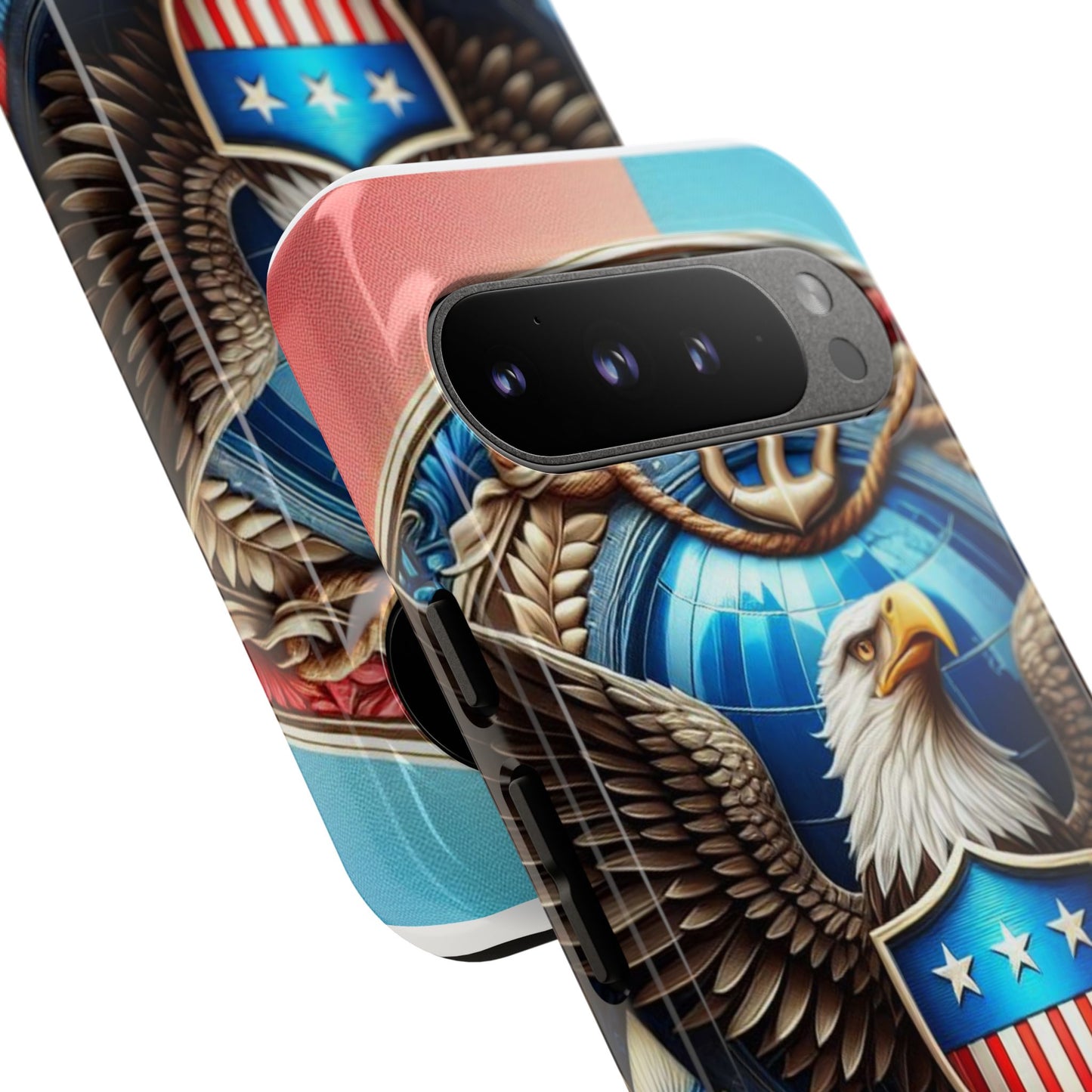 Bold Eagle Phone Case - Patriotic Design for USA and Military Fans