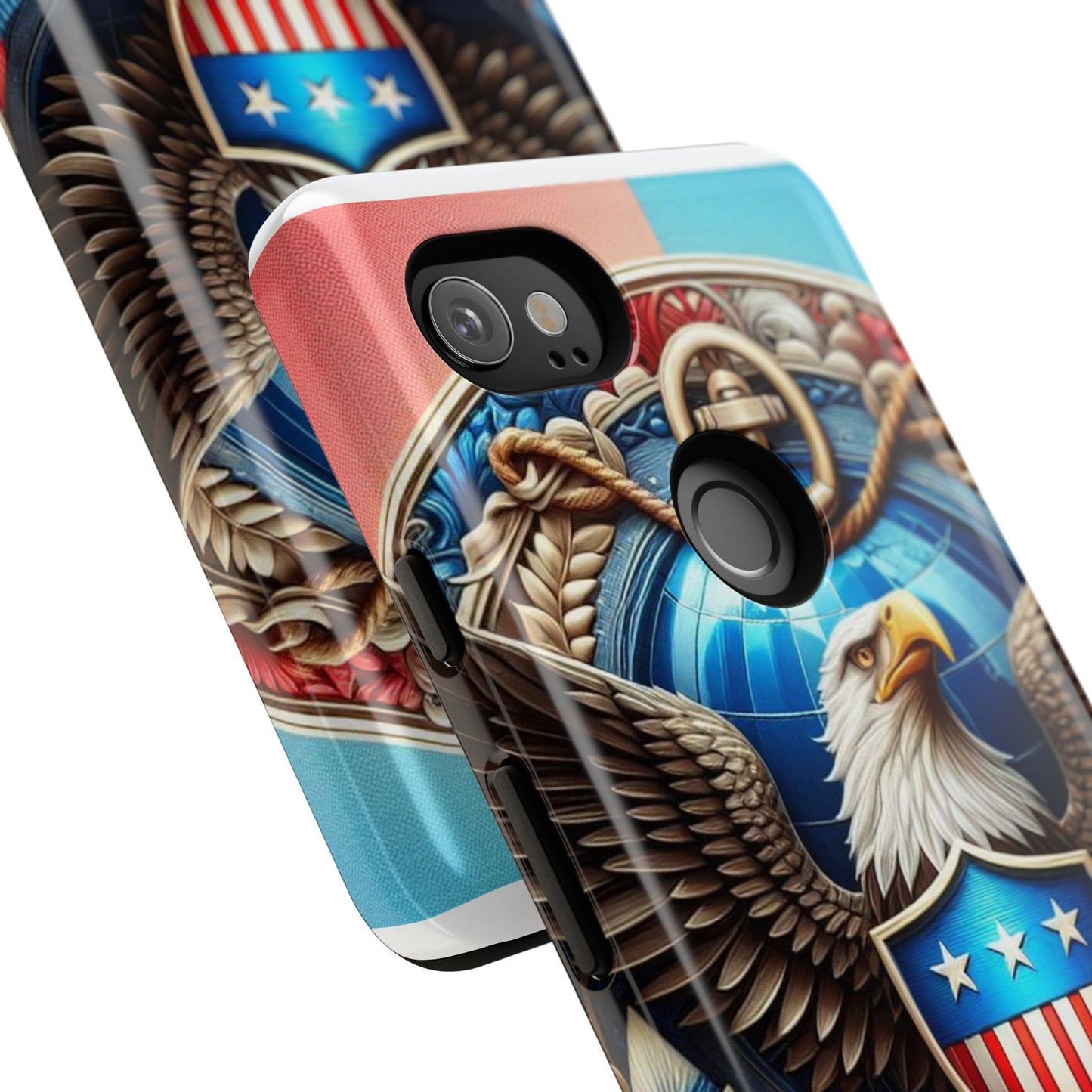 Bold Eagle Phone Case - Patriotic Design for USA and Military Fans