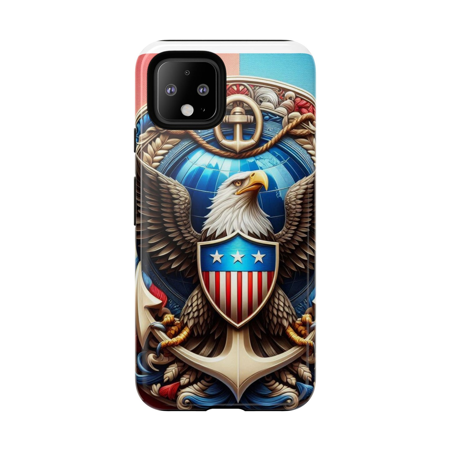 Bold Eagle Phone Case - Patriotic Design for USA and Military Fans