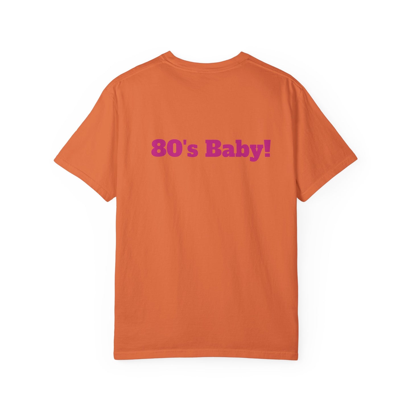 Retro 80's Baby Unisex T-Shirt - Vibrant Sunset Design