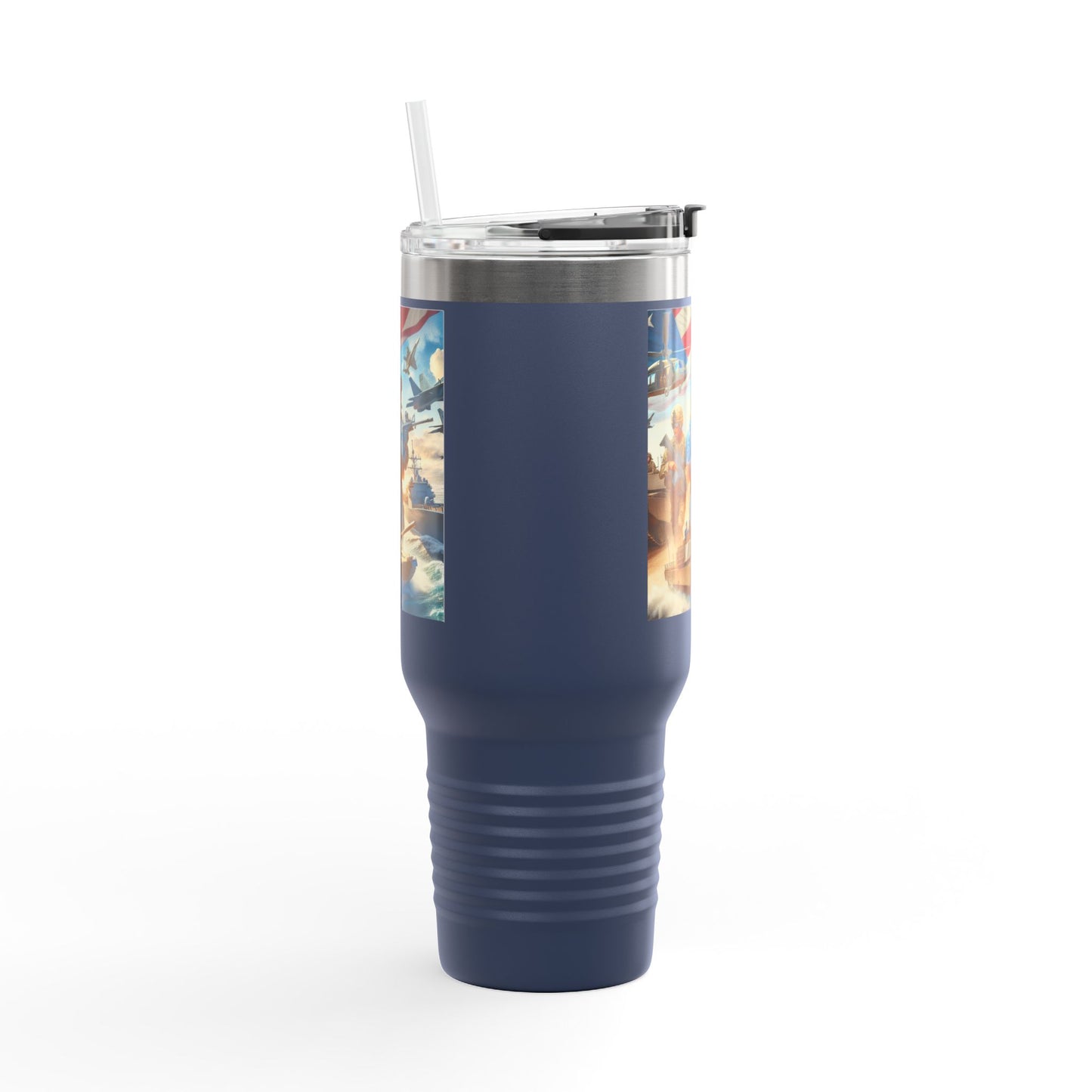 Patriotic Insulated Travel Mug - 40oz for Adventurers