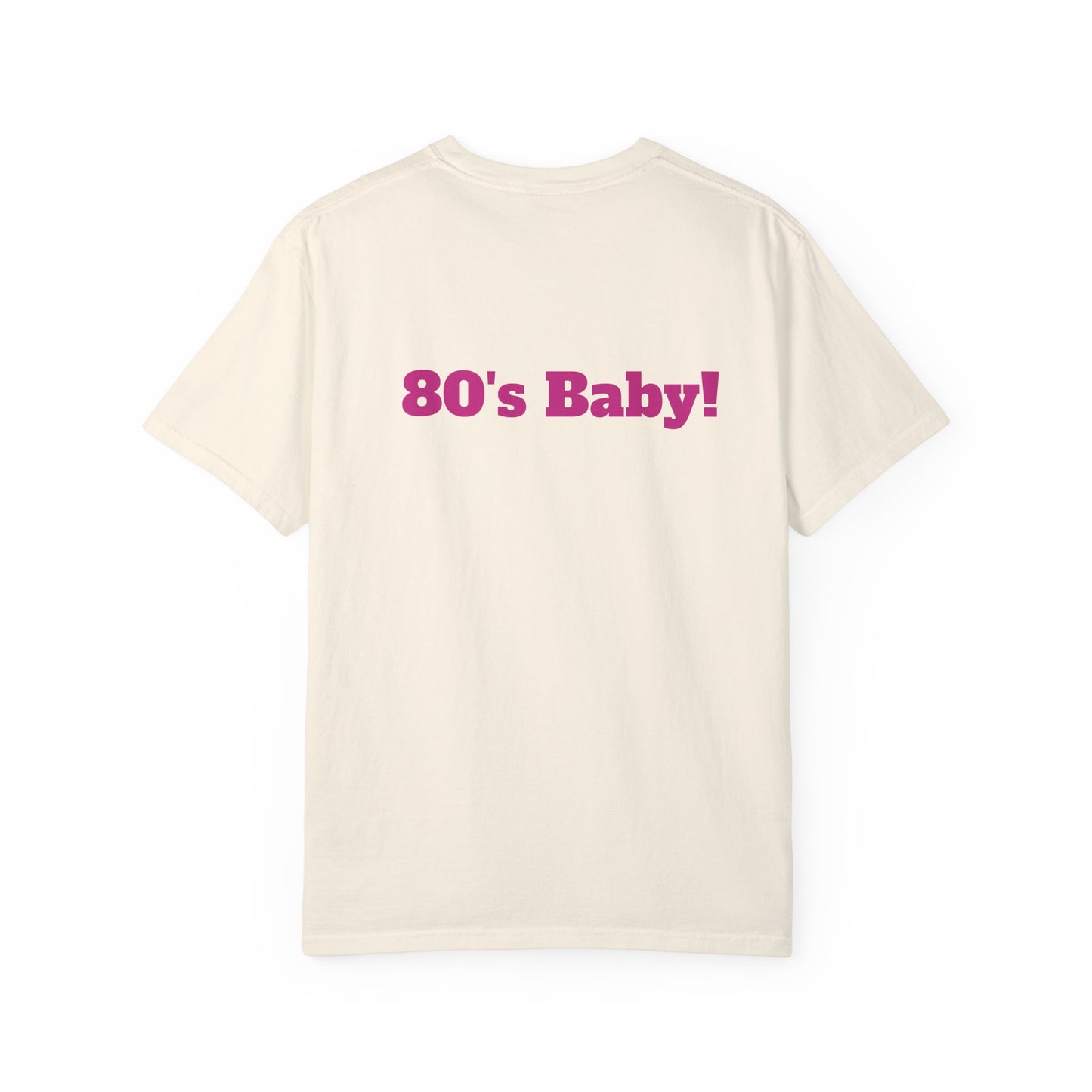 Retro 80's Baby Unisex T-Shirt - Vibrant Sunset Design