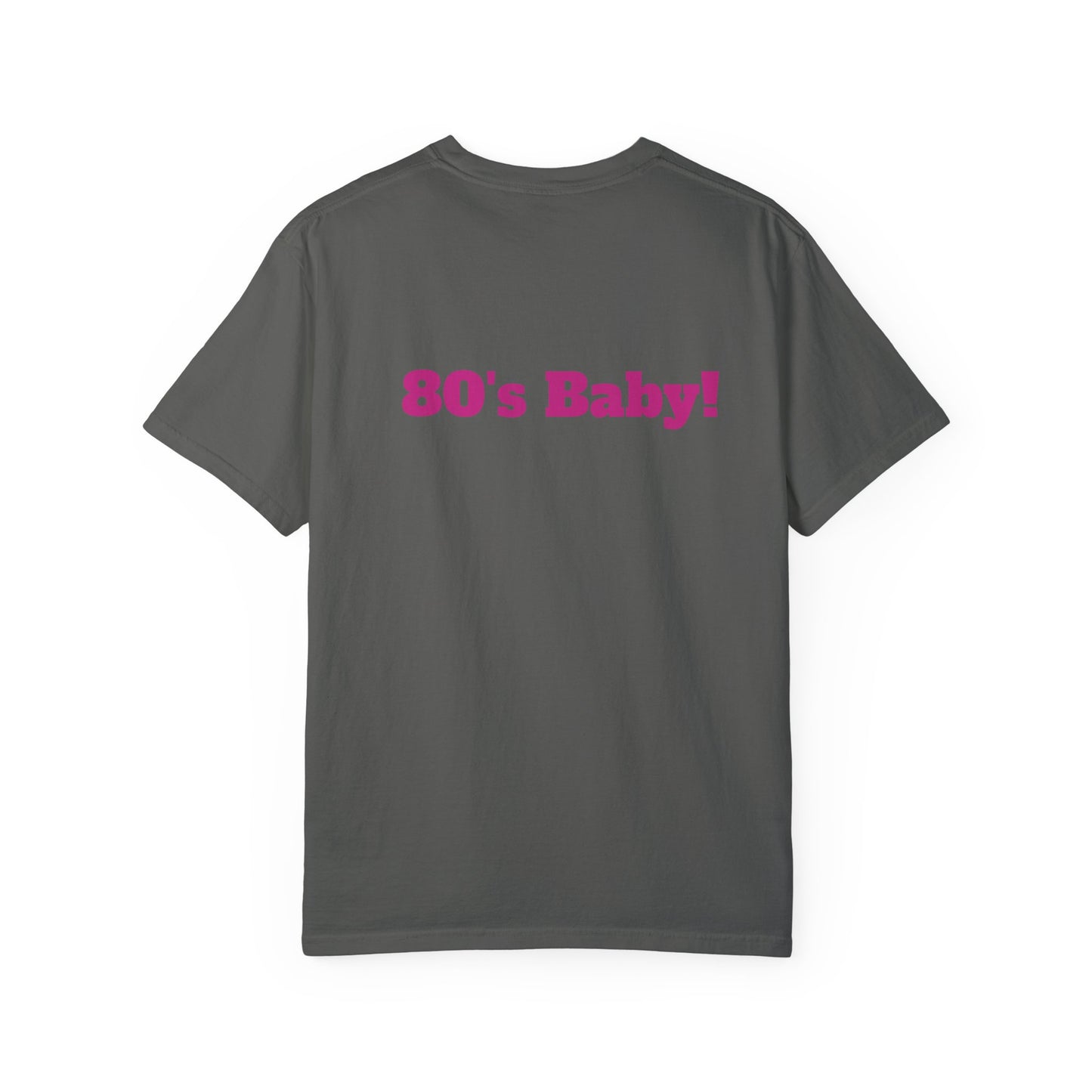 Retro 80's Baby Unisex T-Shirt - Vibrant Sunset Design