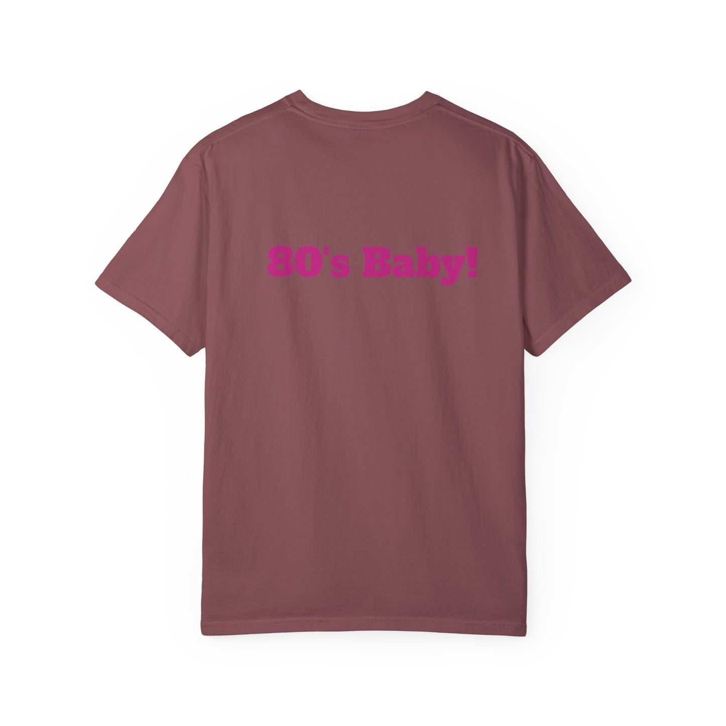 Retro 80's Baby Unisex T-Shirt - Vibrant Sunset Design