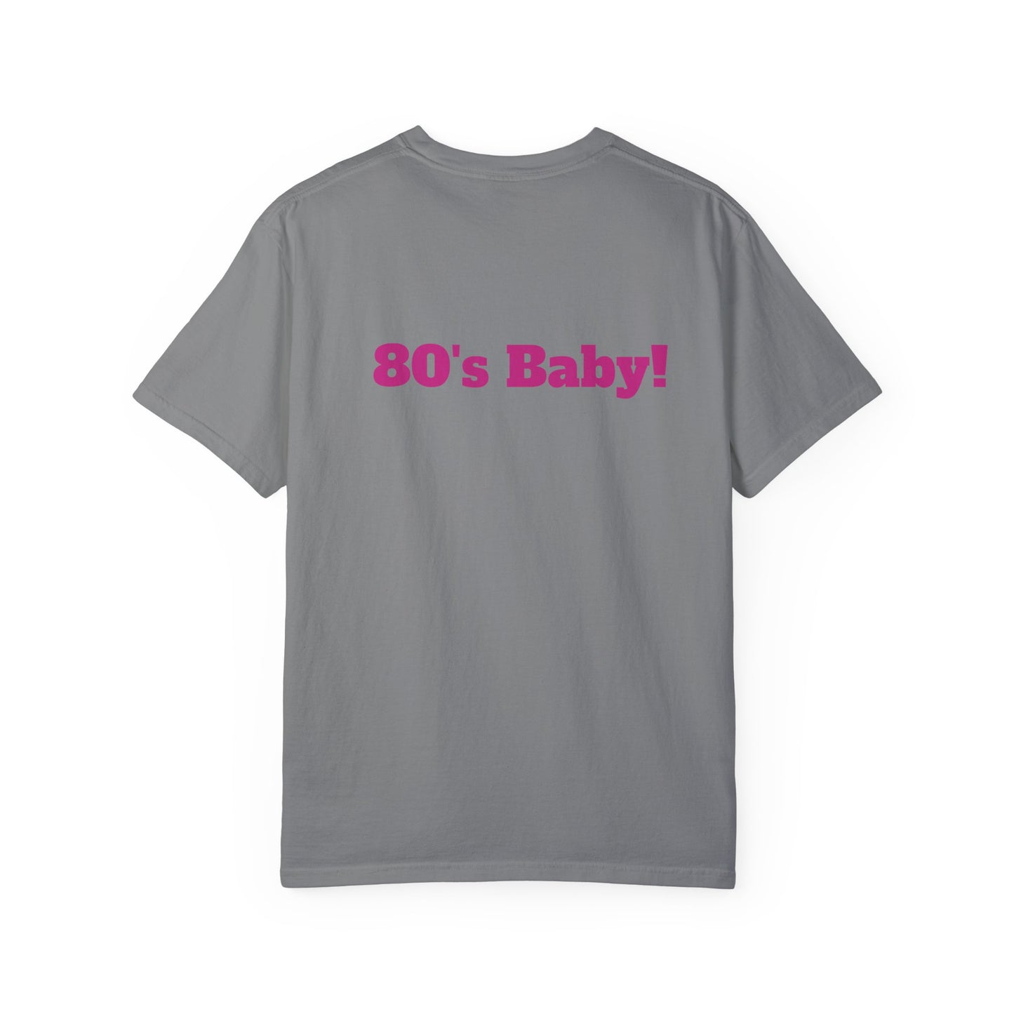 Retro 80's Baby Unisex T-Shirt - Vibrant Sunset Design