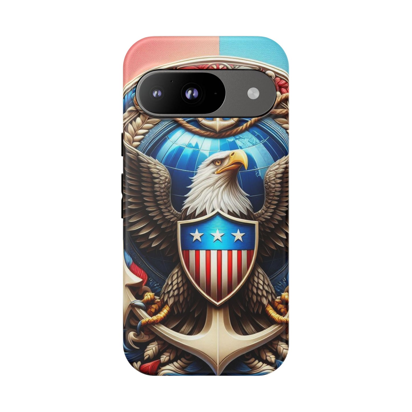 Bold Eagle Phone Case - Patriotic Design for USA and Military Fans