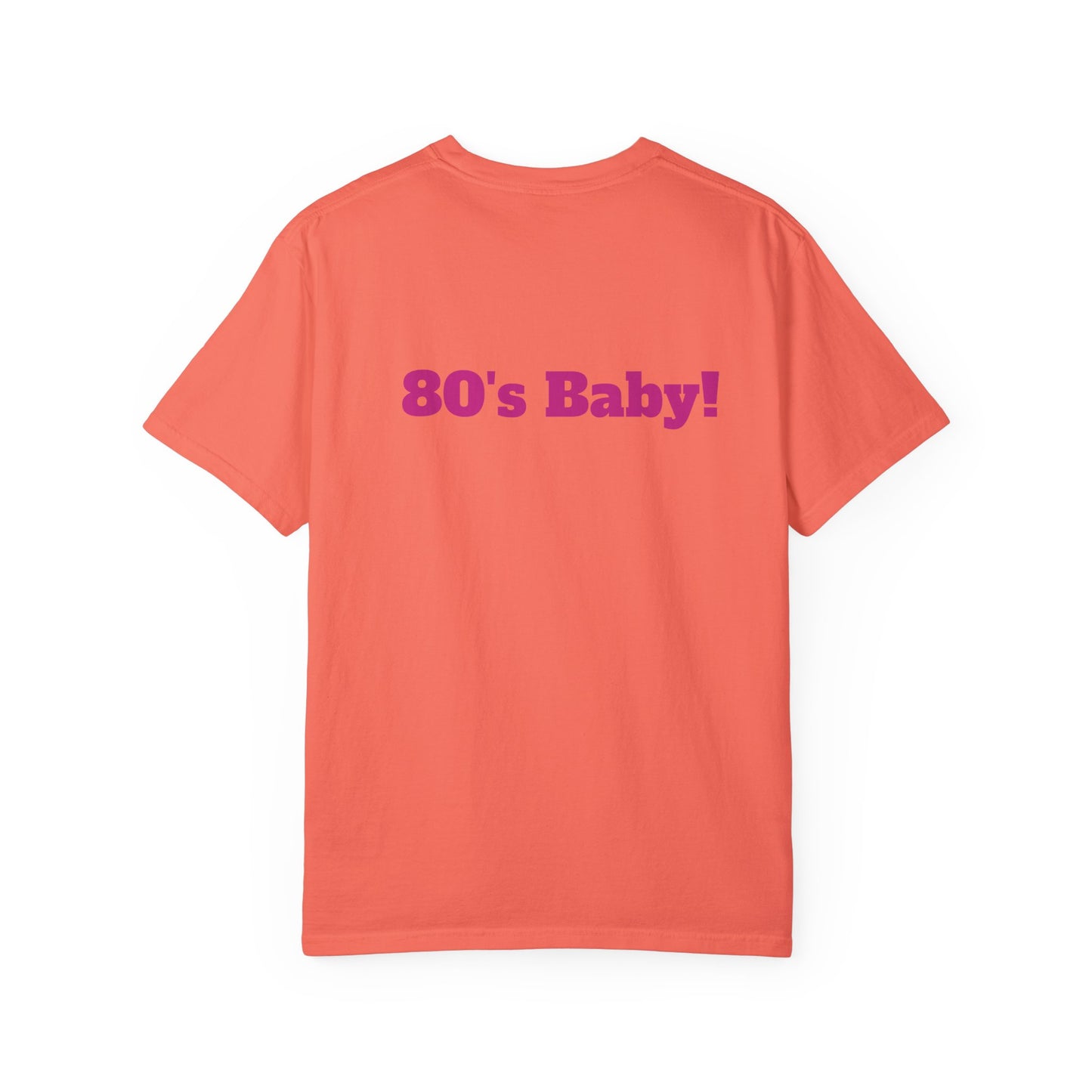 Retro 80's Baby Unisex T-Shirt - Vibrant Sunset Design