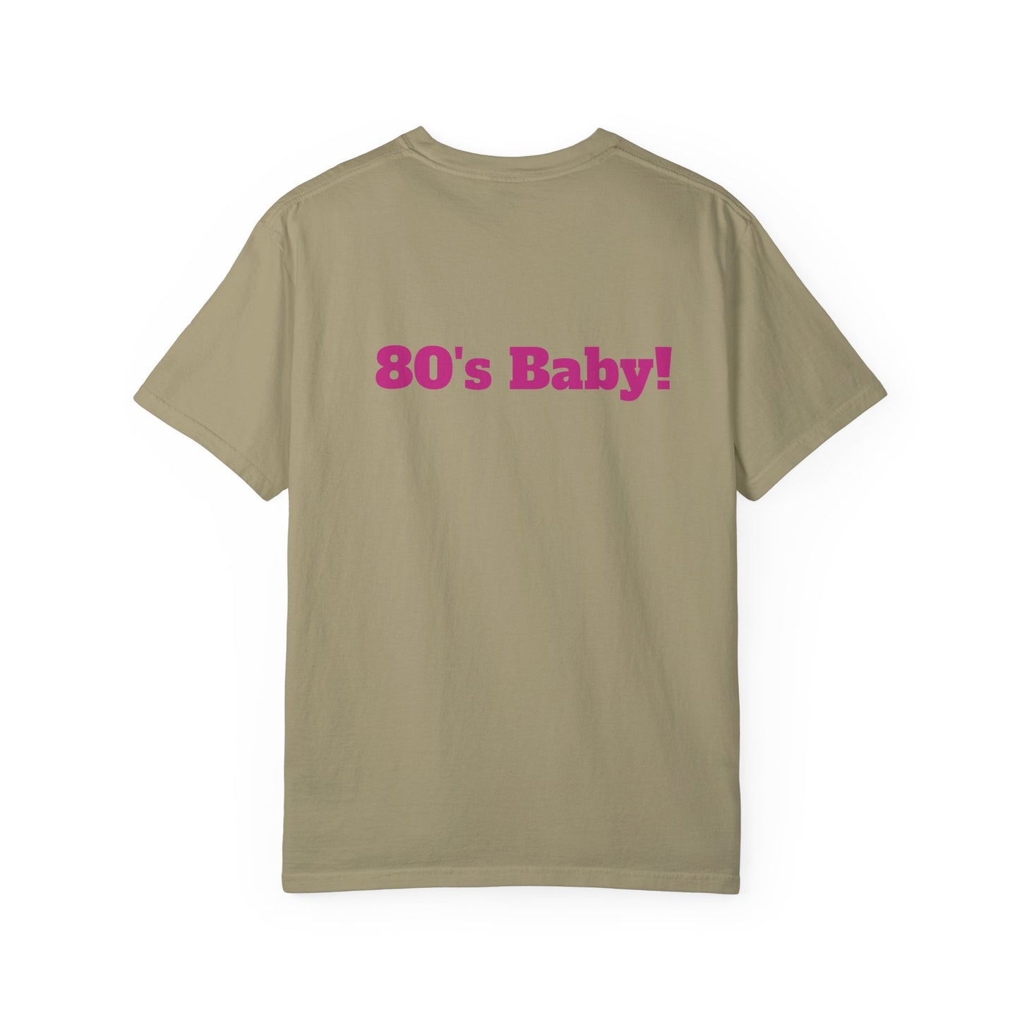 Retro 80's Baby Unisex T-Shirt - Vibrant Sunset Design