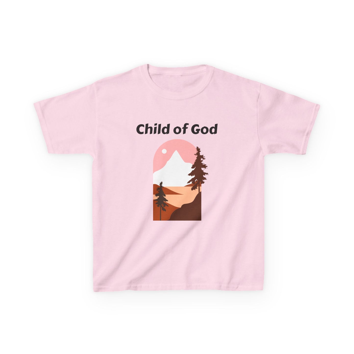Kids Heavy Cotton™ Tee - "Child of God" Inspirational T-Shirt