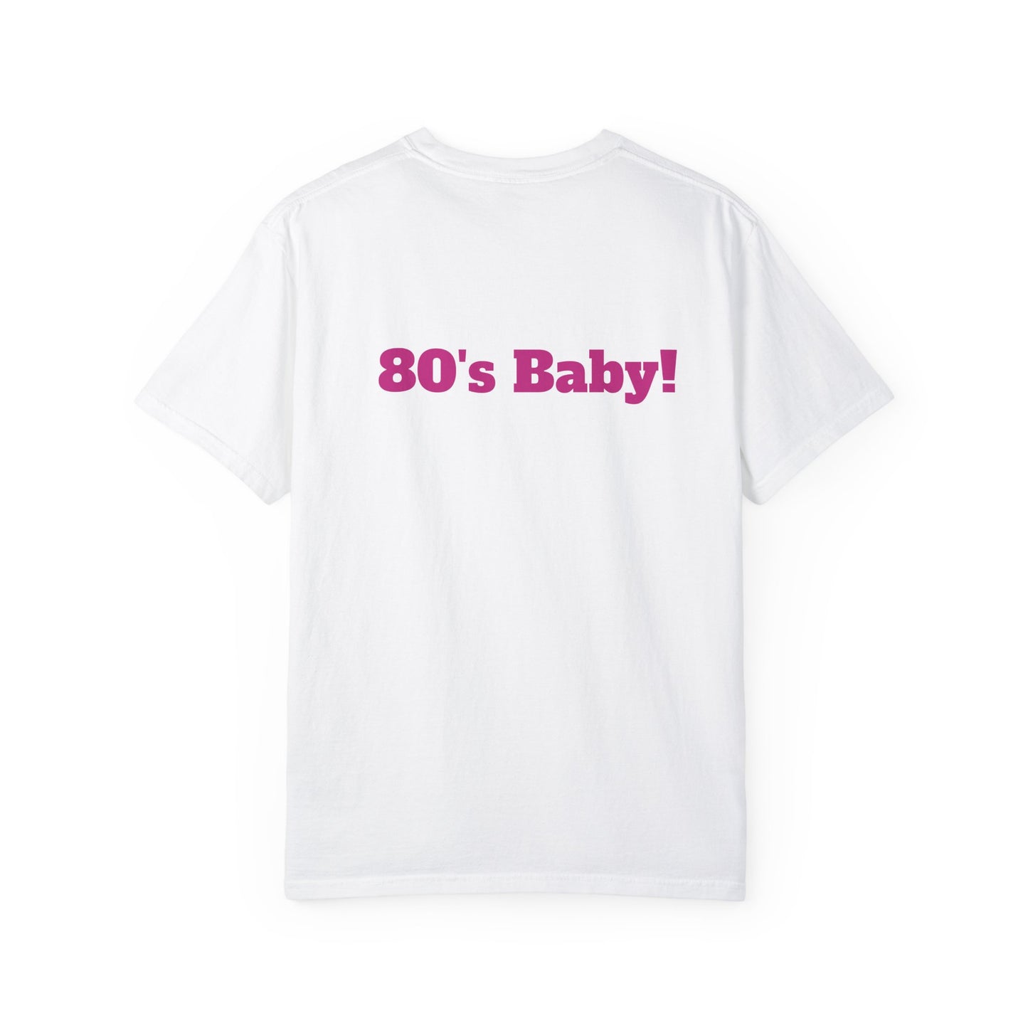 Retro 80's Baby Unisex T-Shirt - Vibrant Sunset Design