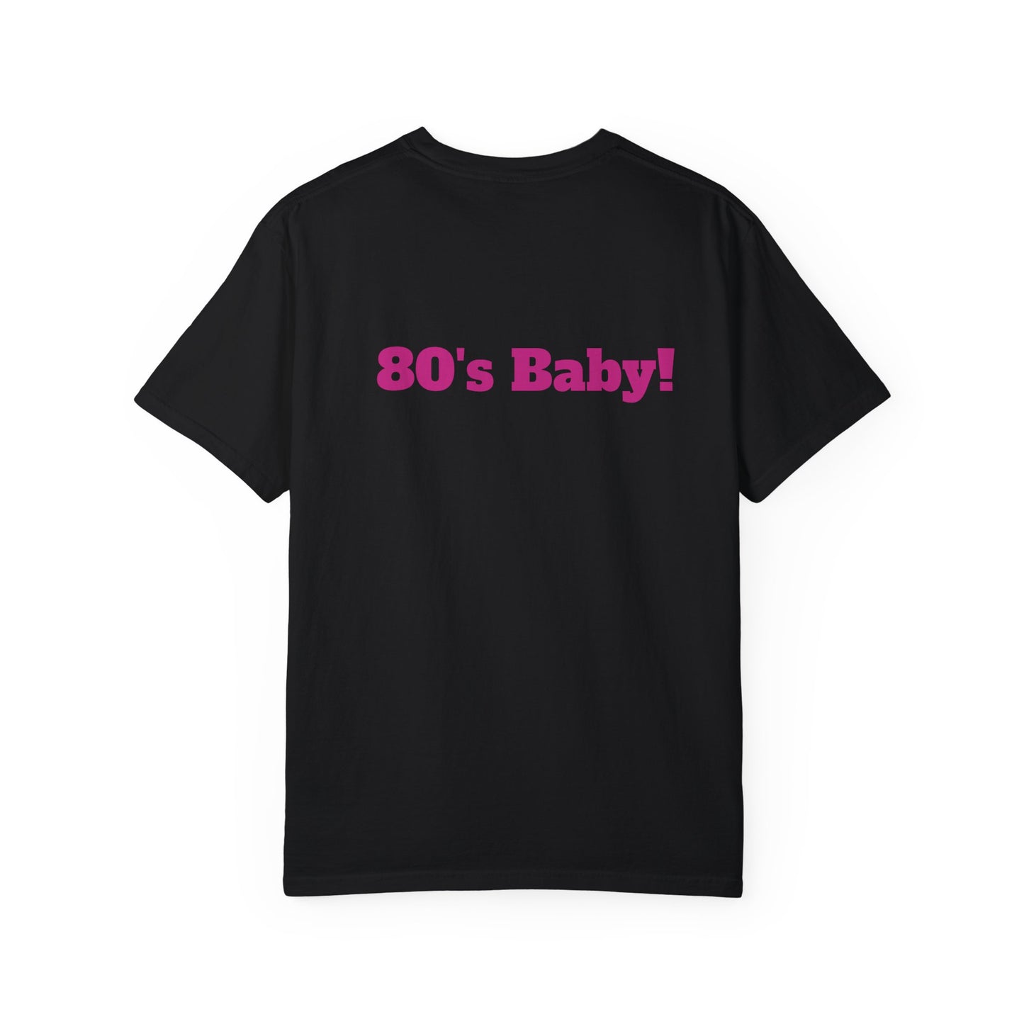 Retro 80's Baby Unisex T-Shirt - Vibrant Sunset Design