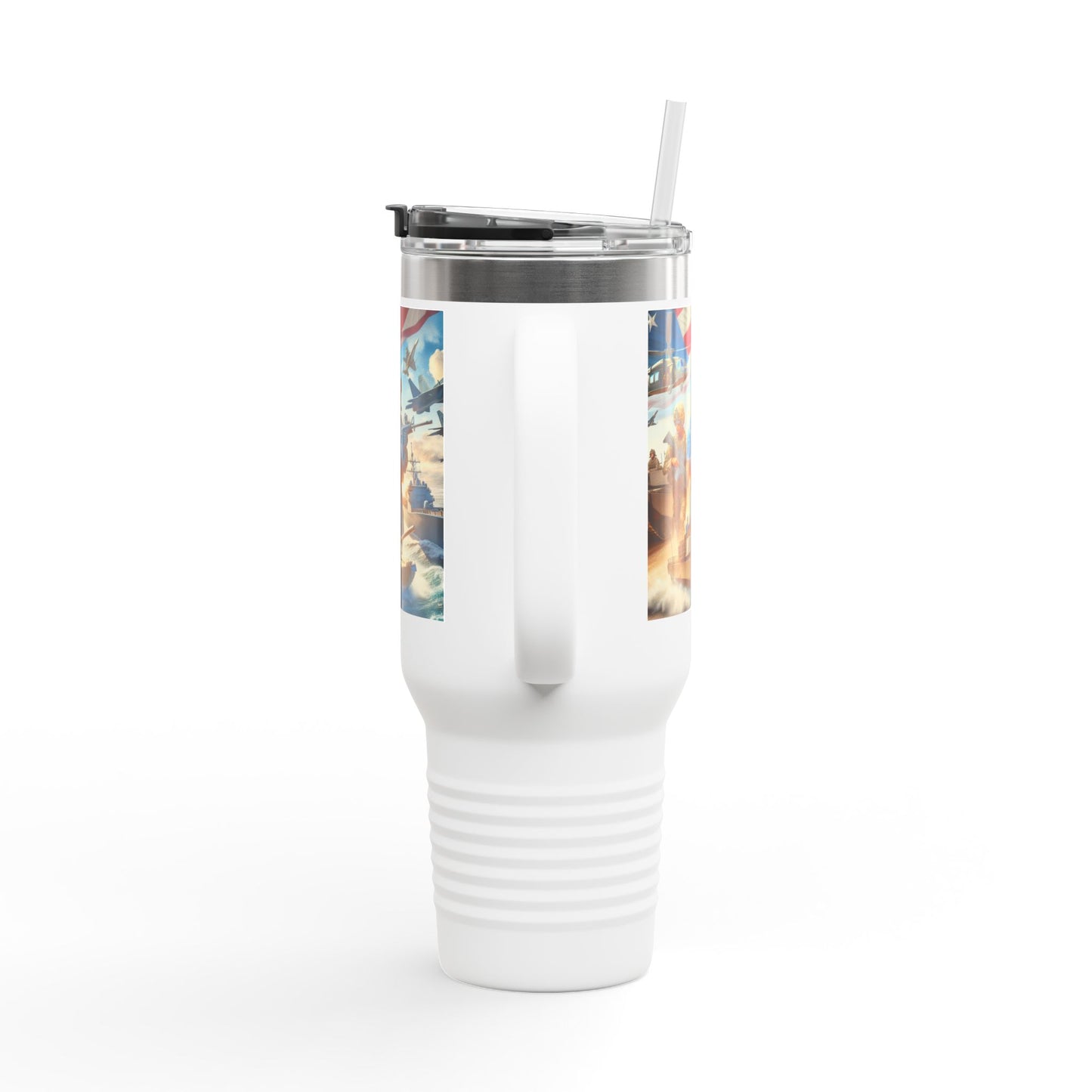 Patriotic Insulated Travel Mug - 40oz for Adventurers