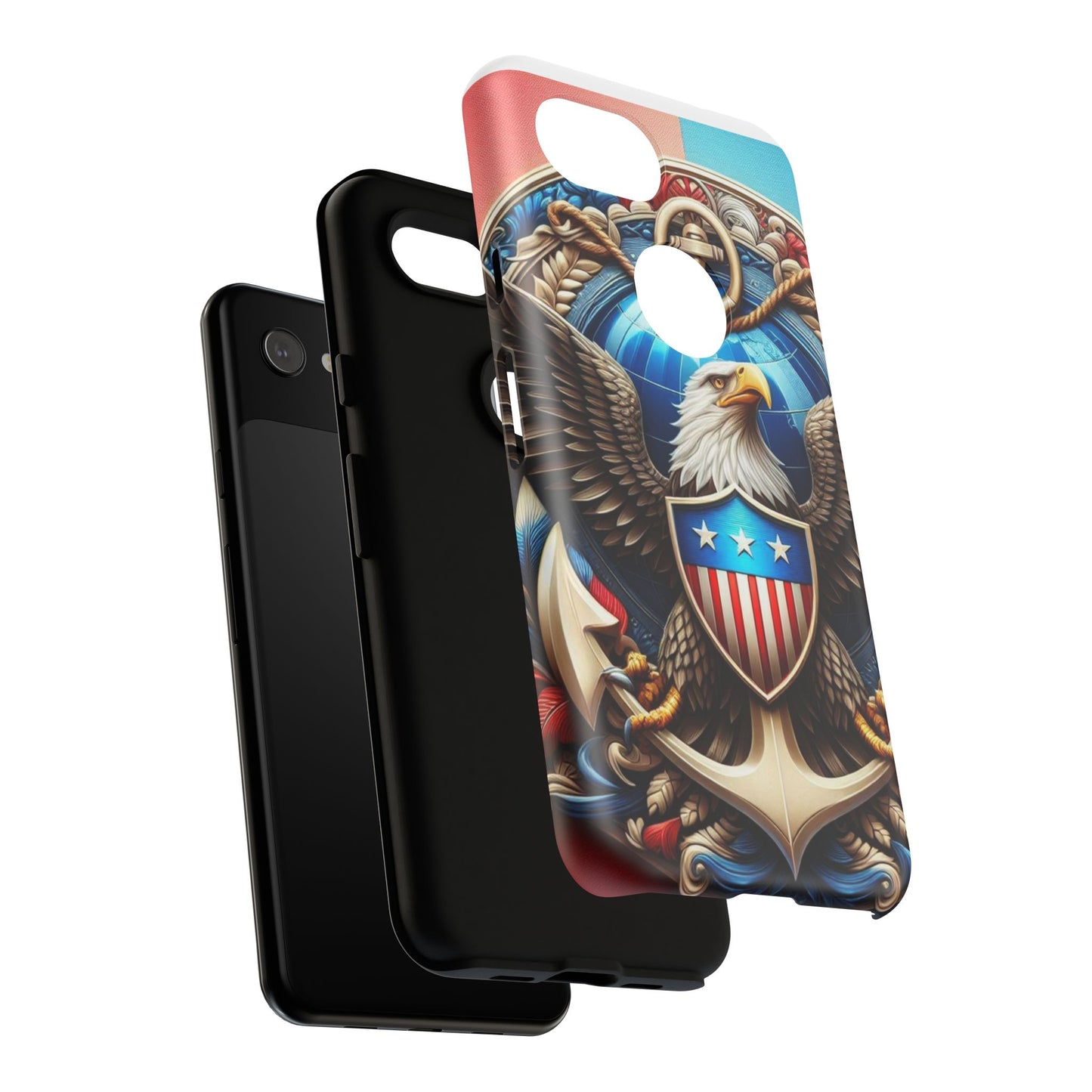 Bold Eagle Phone Case - Patriotic Design for USA and Military Fans